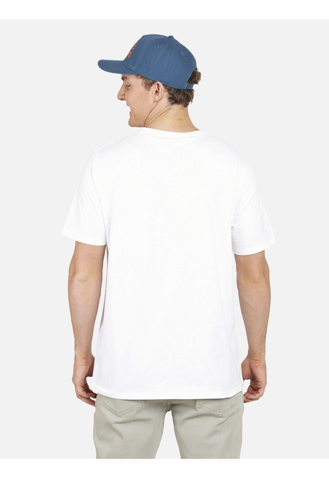 Polera POCKET PRINT Hombre Blanco Maui and Sons-1