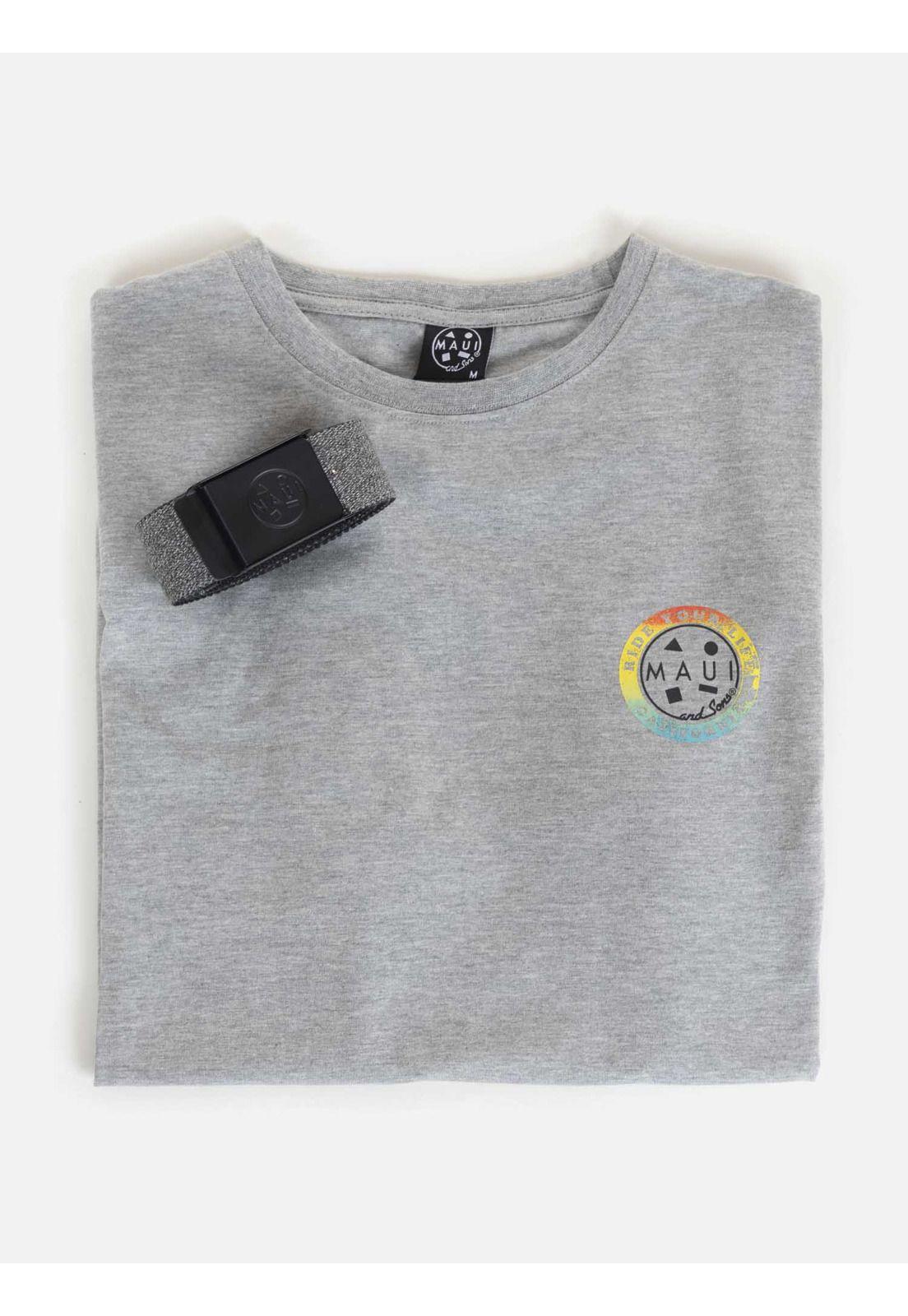 Pack Polera Cinturon Hombre Gris 5AV1233-MV22 Maui And Sons-3