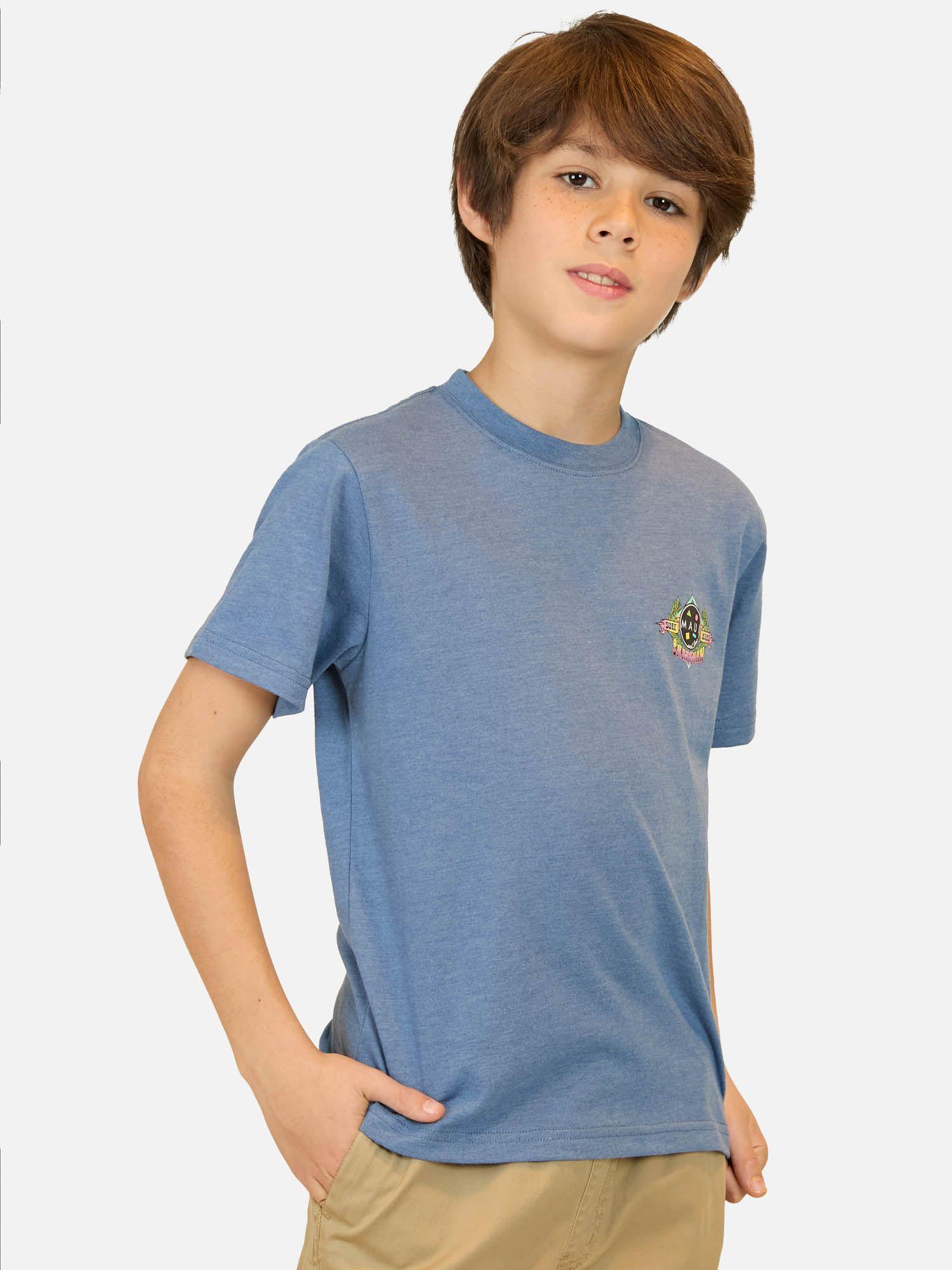 Polera MC Sharkman Celeste Niño Maui And Sons-2