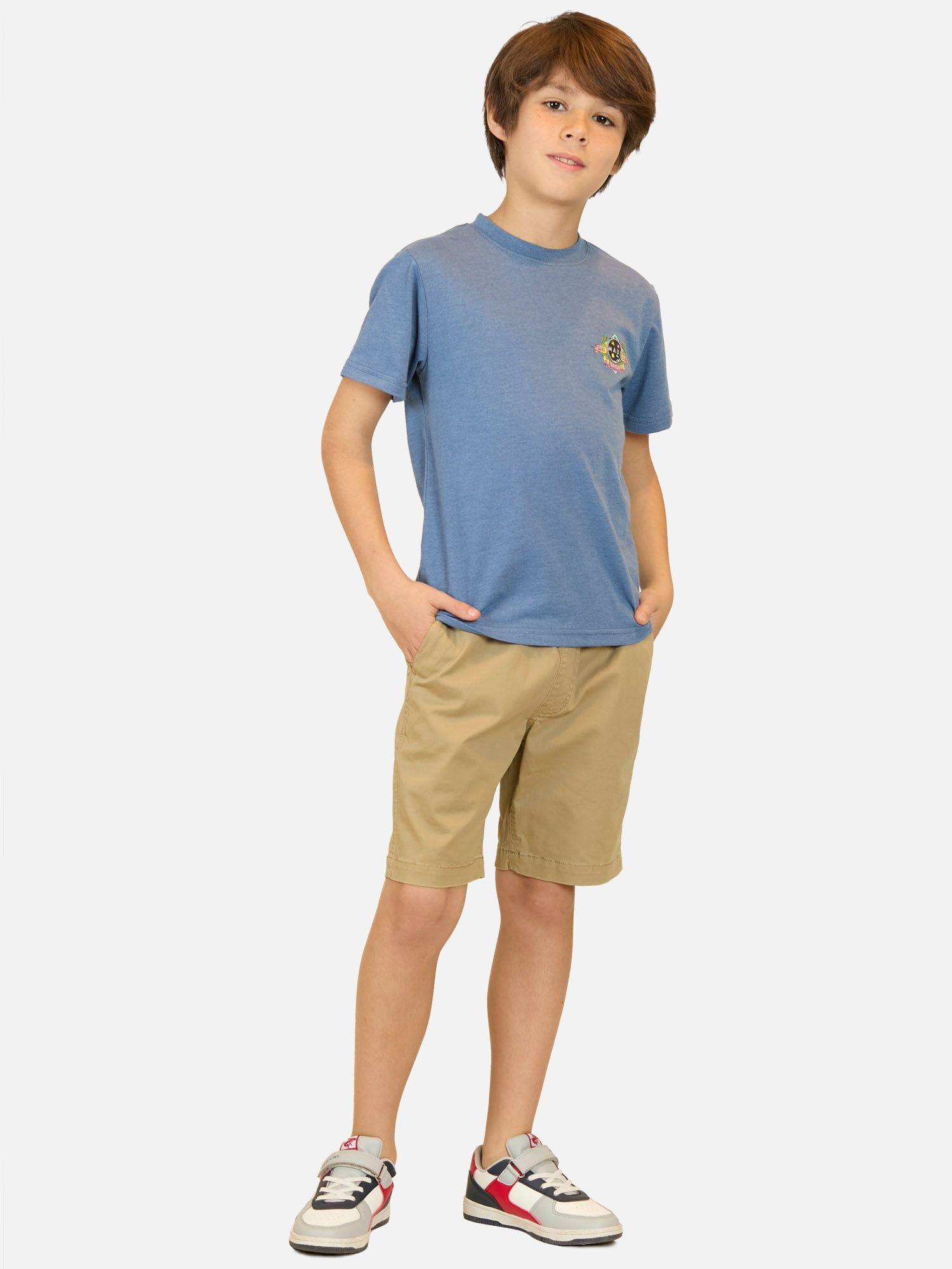 Polera MC Sharkman Celeste Niño Maui And Sons-3