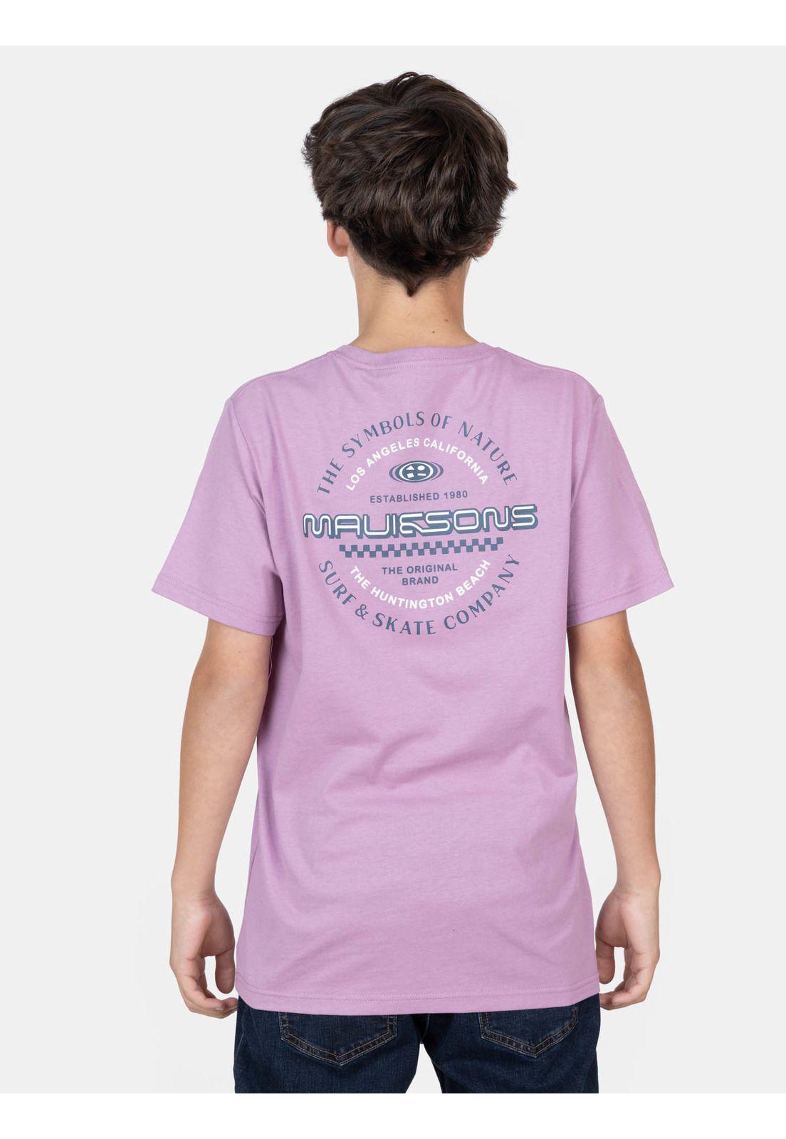 Polera MC OrillaBeat Burdeo Infantil Maui And Sons-0