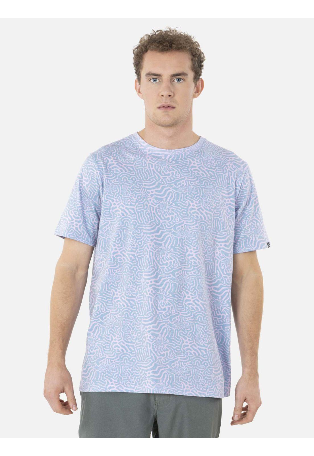 Polera VAPOR WAVE Hombre Multicolor Maui and Sons-0
