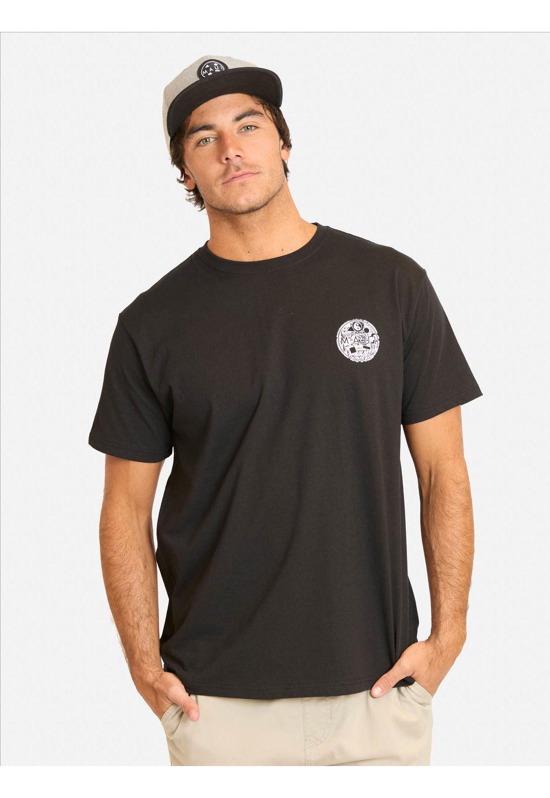 Polera MC Bijuh Negro Hombre Maui And Sons-0