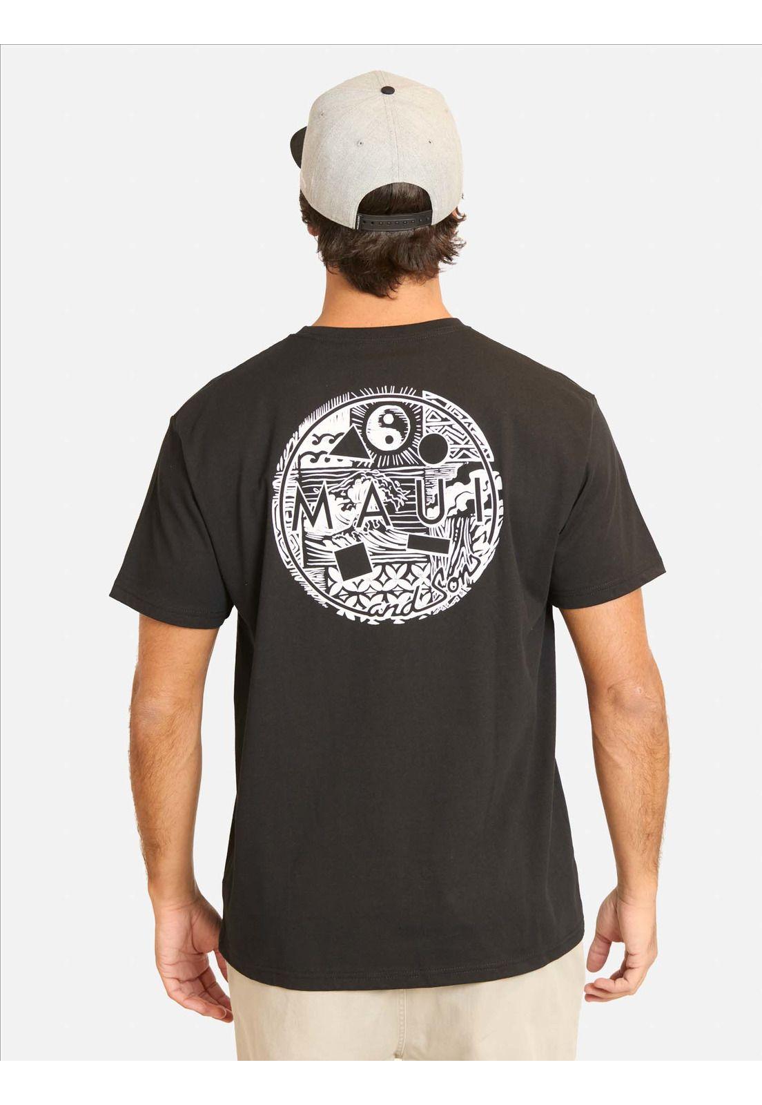 Polera MC Bijuh Negro Hombre Maui And Sons-1