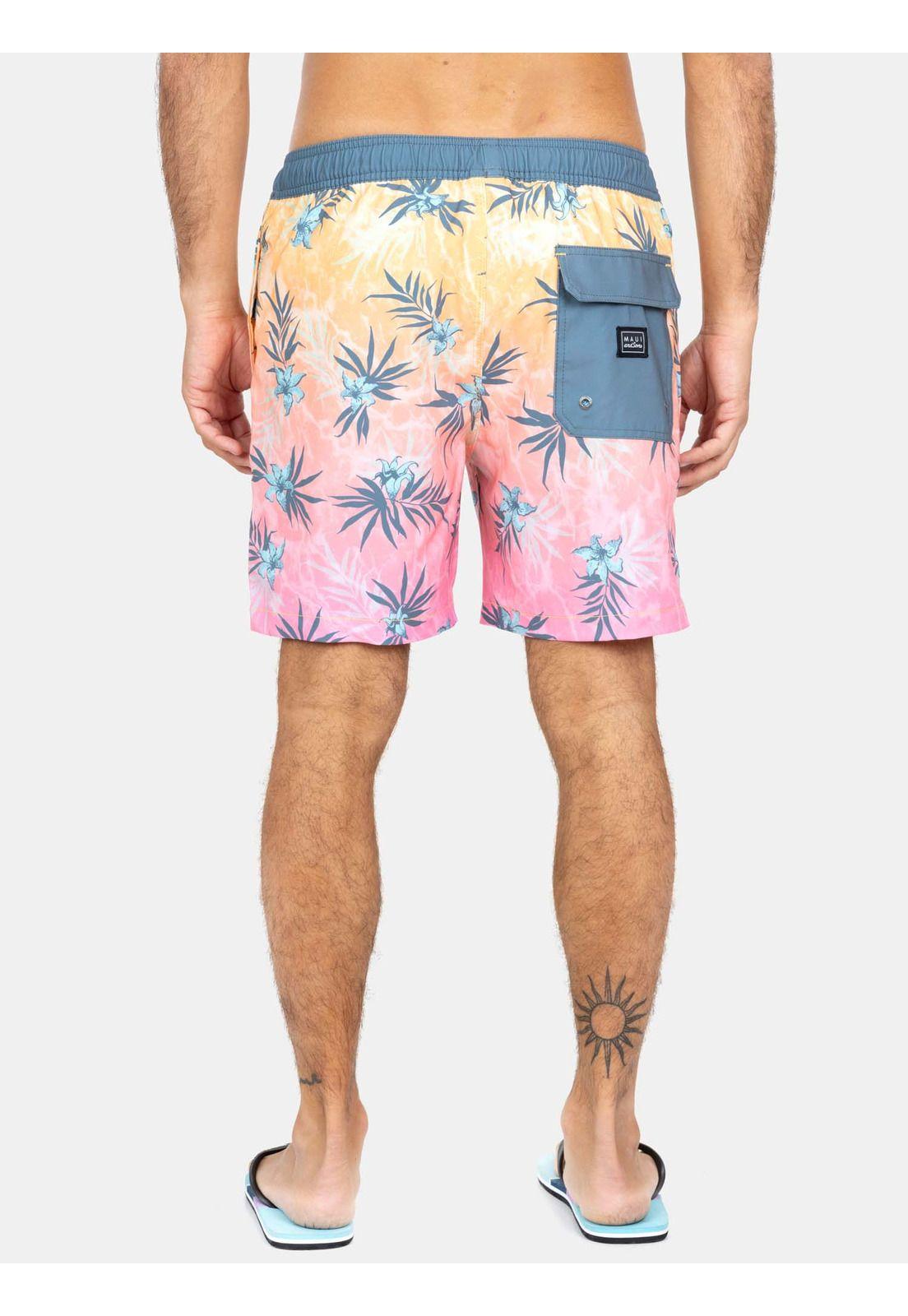 Traje De Baño Reef Explorer Negro Hombre Maui And Sons-1