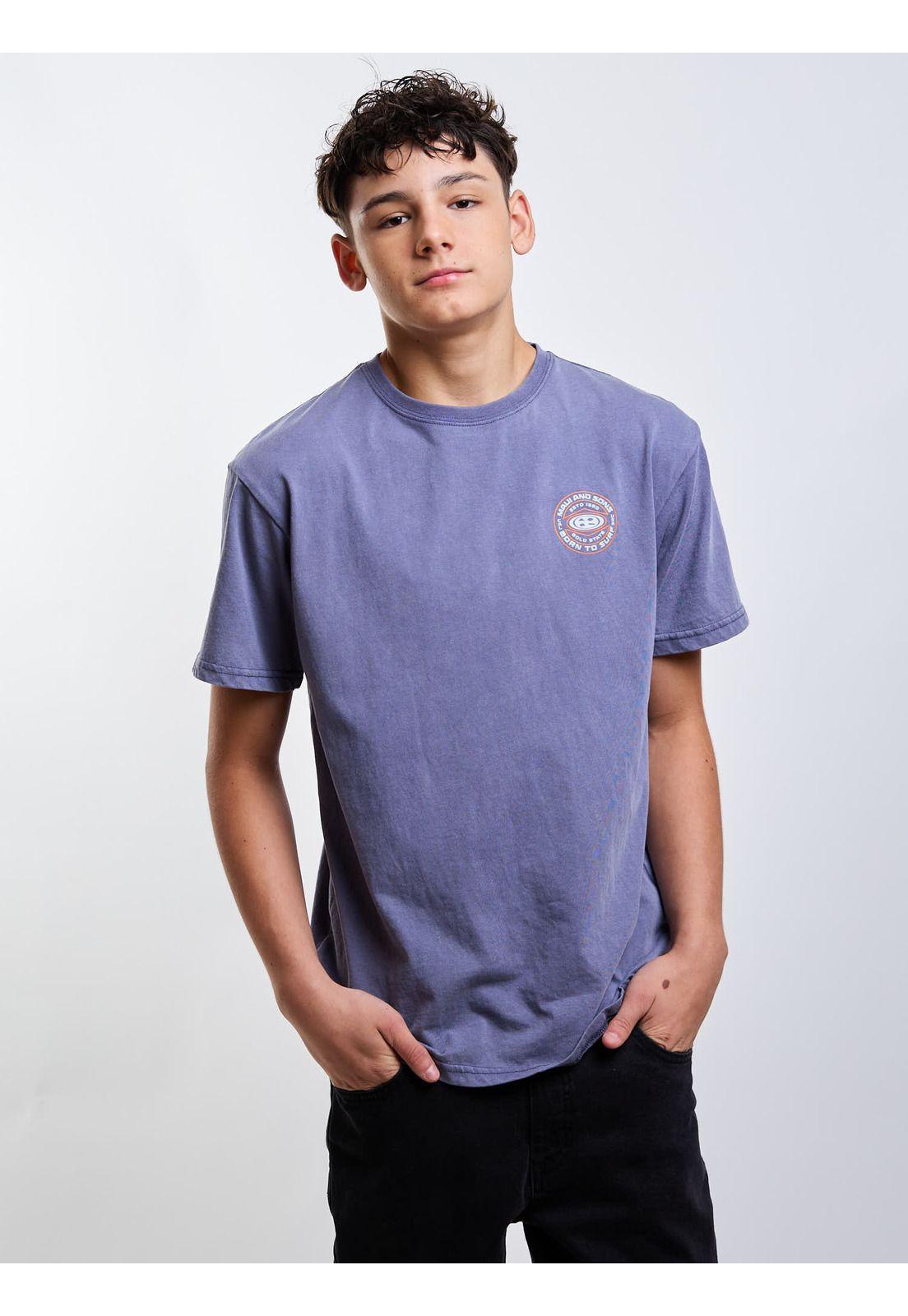 Polera MC Luca Azul Infantil Maui And Sons-0