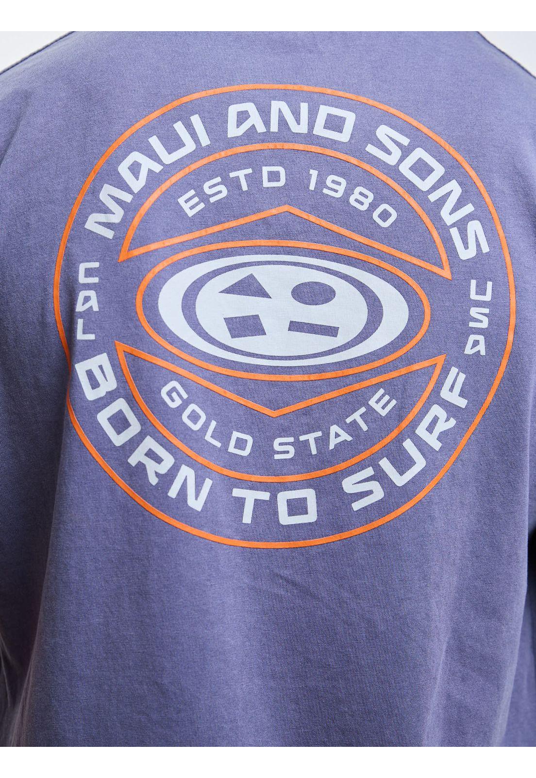 Polera MC Luca Azul Infantil Maui And Sons-3