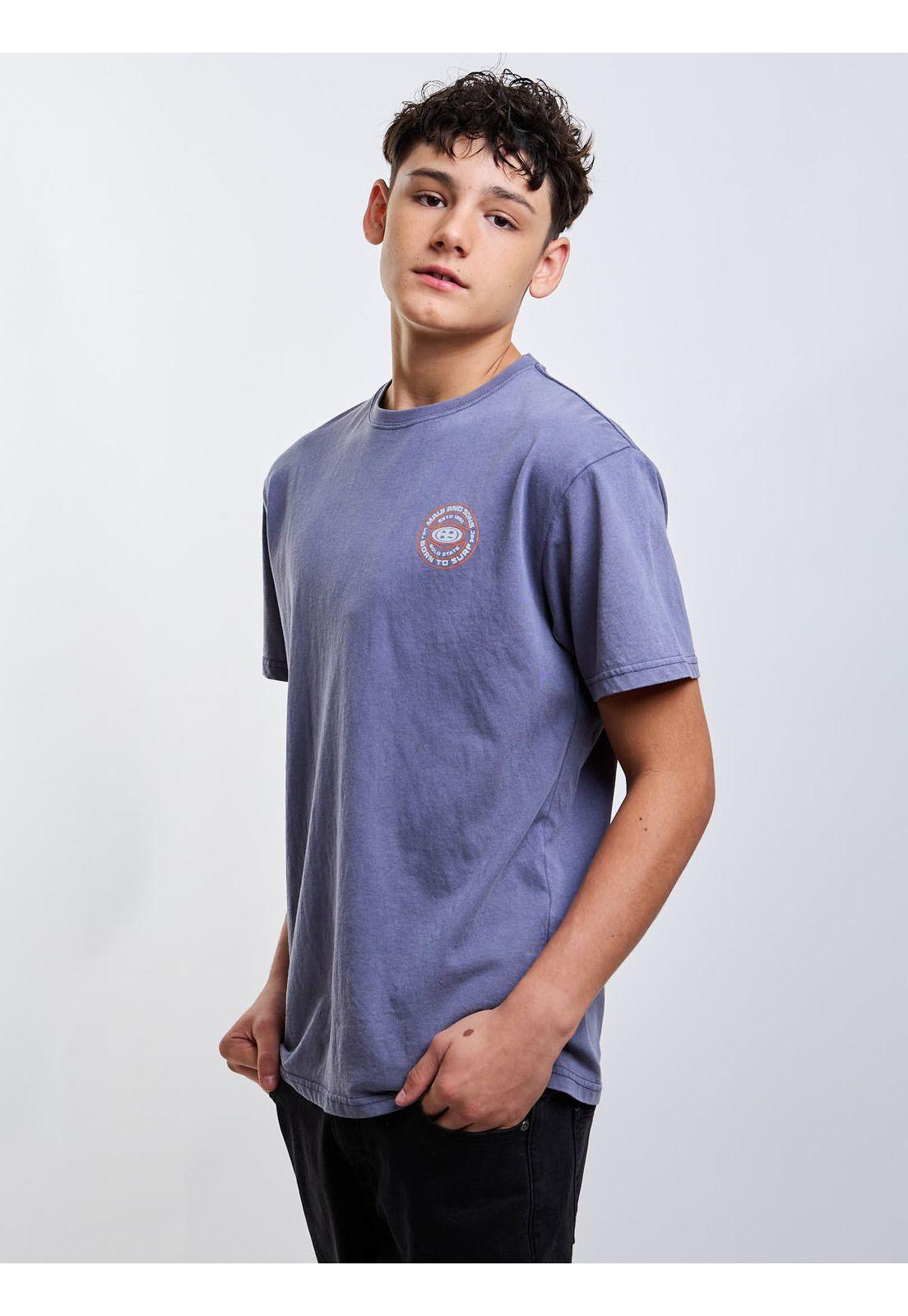 Polera MC Luca Azul Infantil Maui And Sons-4