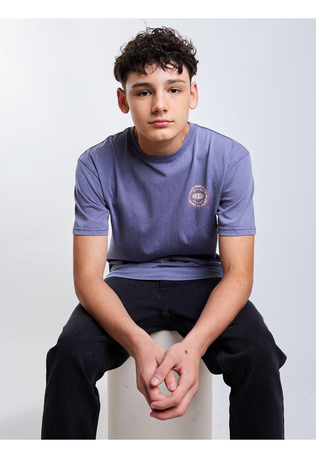 Polera MC Luca Azul Infantil Maui And Sons-5