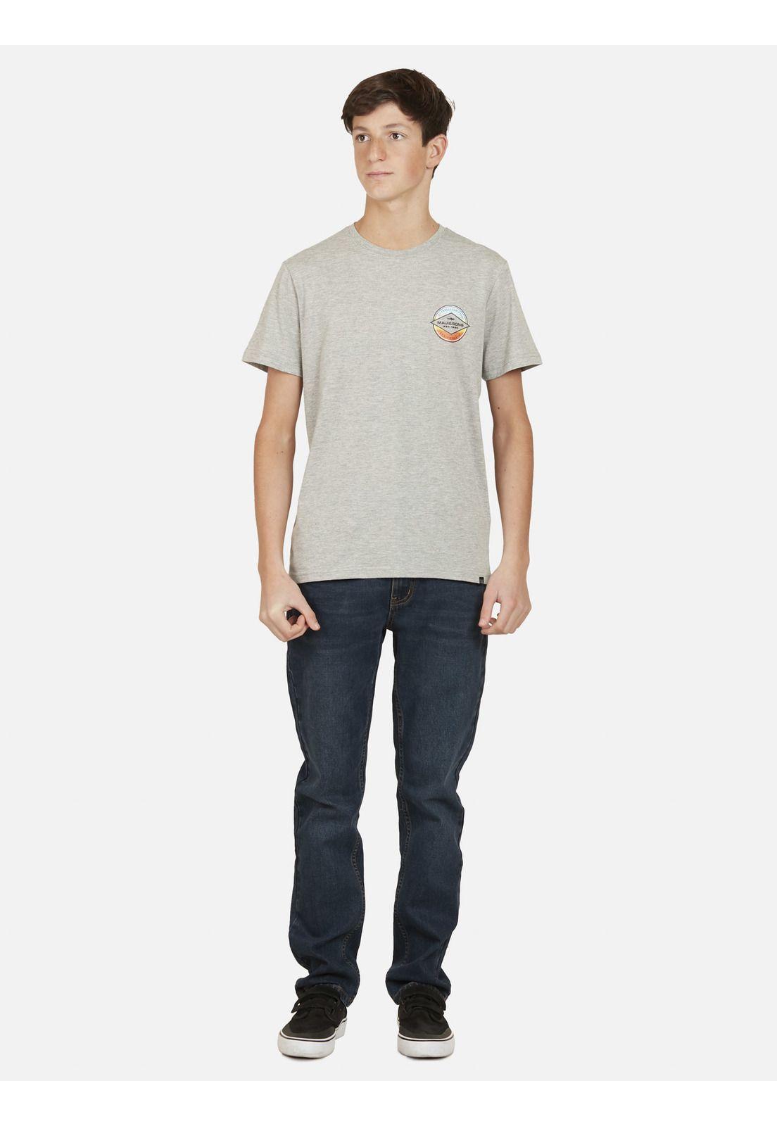 Polera SHIELD SUNSET Juvenil Gris Maui and Sons-3