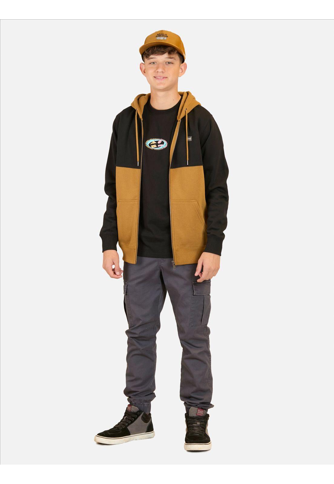 Poleron FZ Gravity Negro Infantil Maui And Sons-3