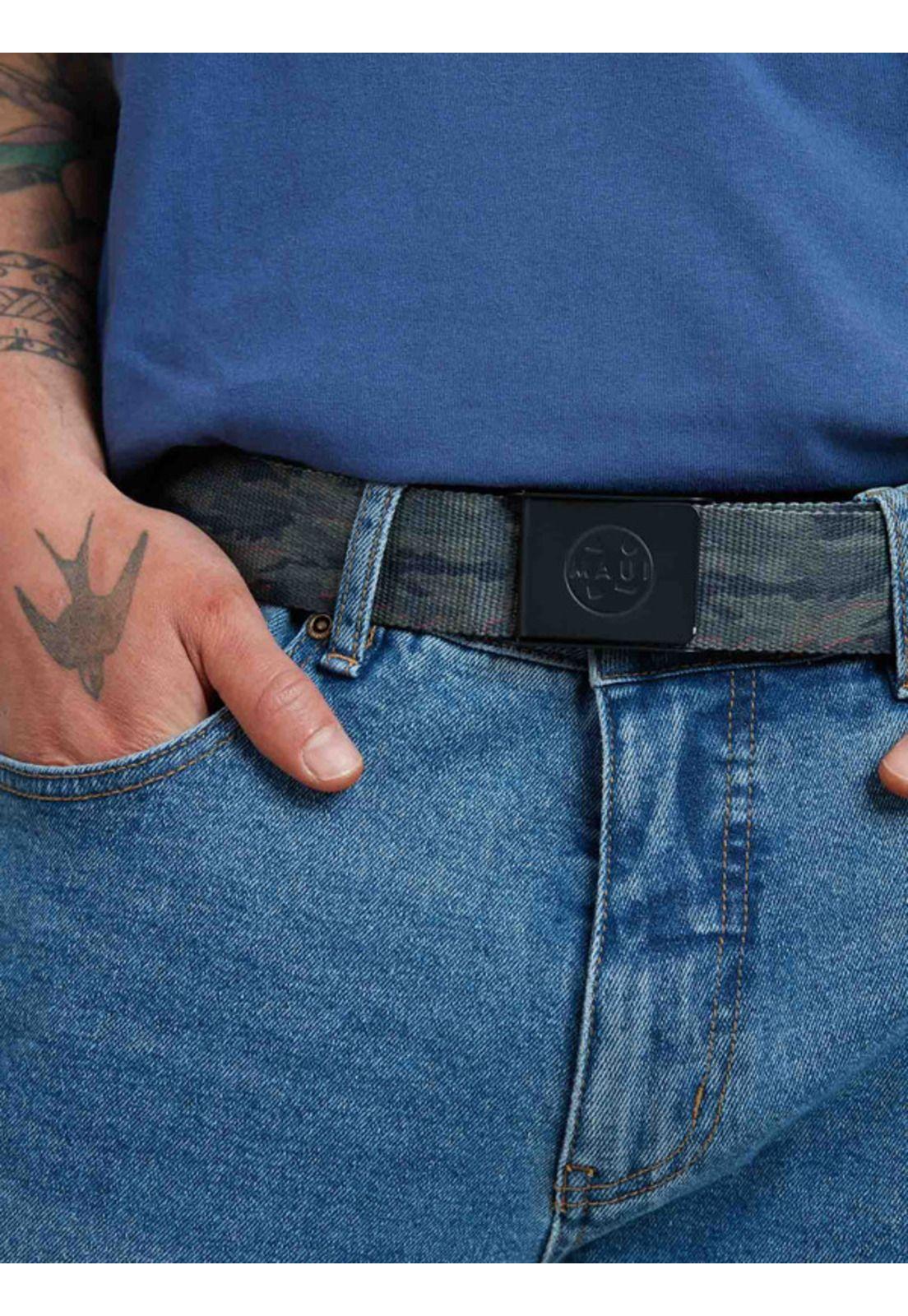 Pack Polera Cinturon Denim 5AV1766 Hombre Maui and sons-2