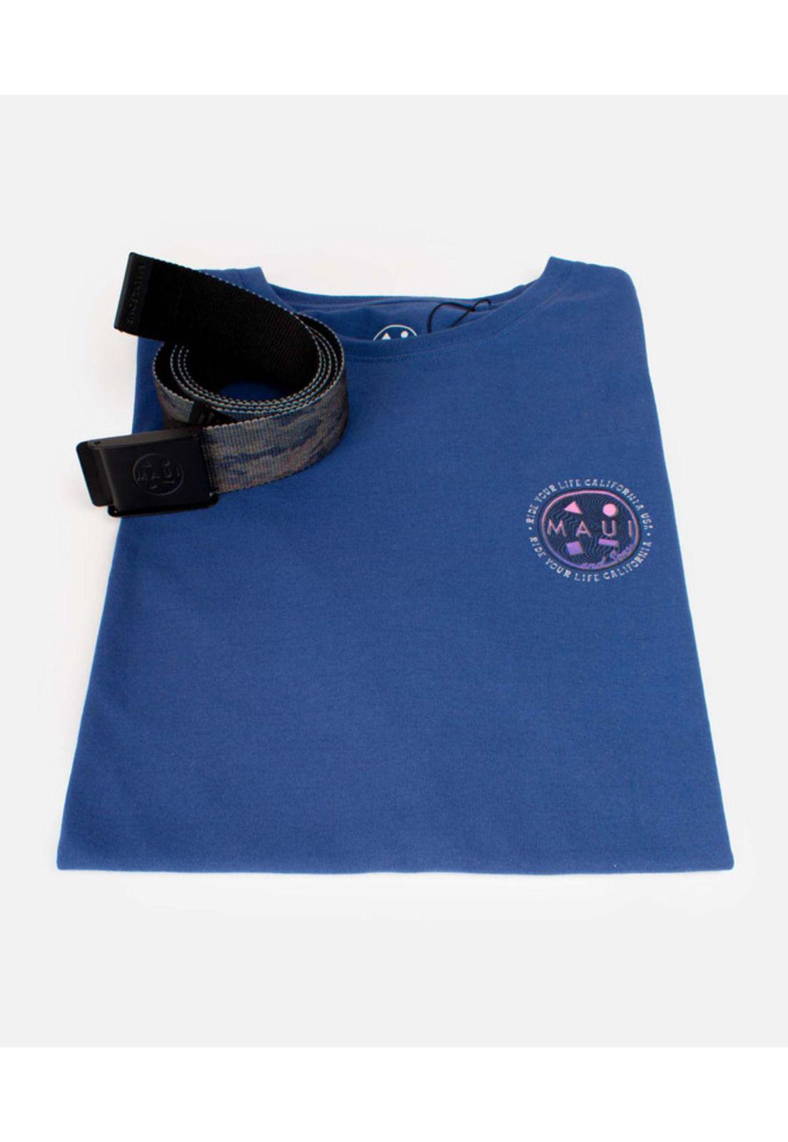 Pack Polera Cinturon Denim 5AV1766 Hombre Maui and sons-3