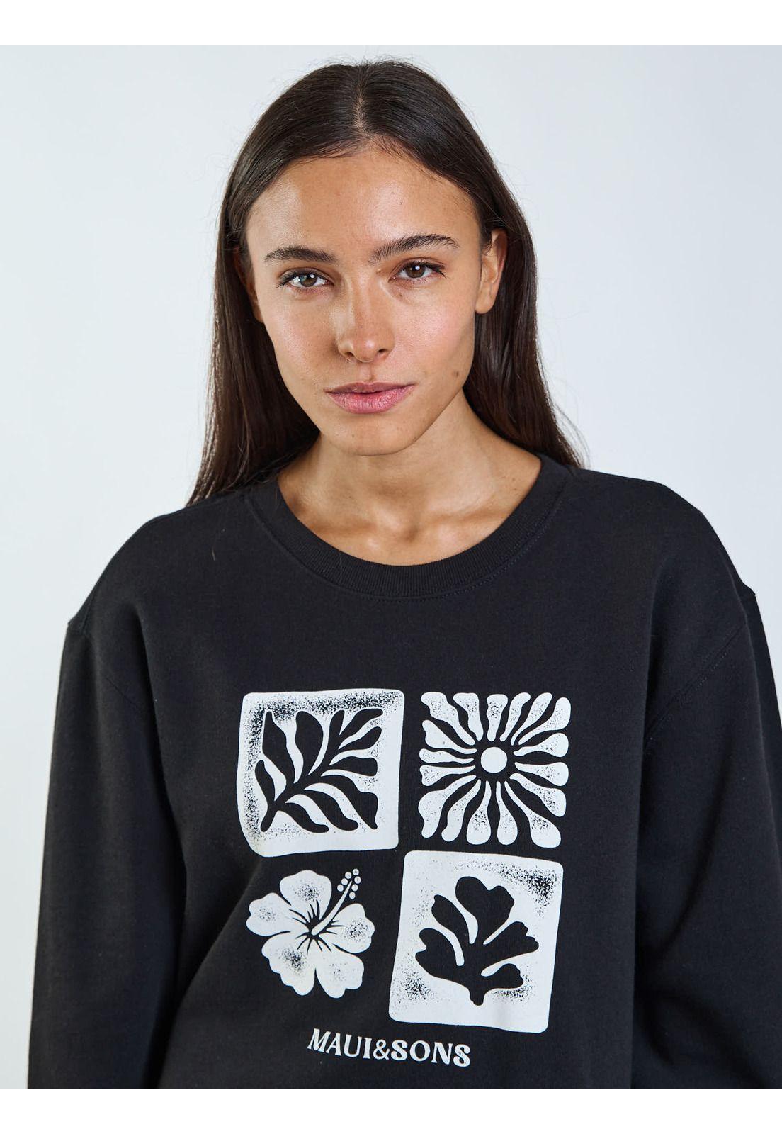 Poleron CR Dalia Negro Mujer Maui and Sons-4