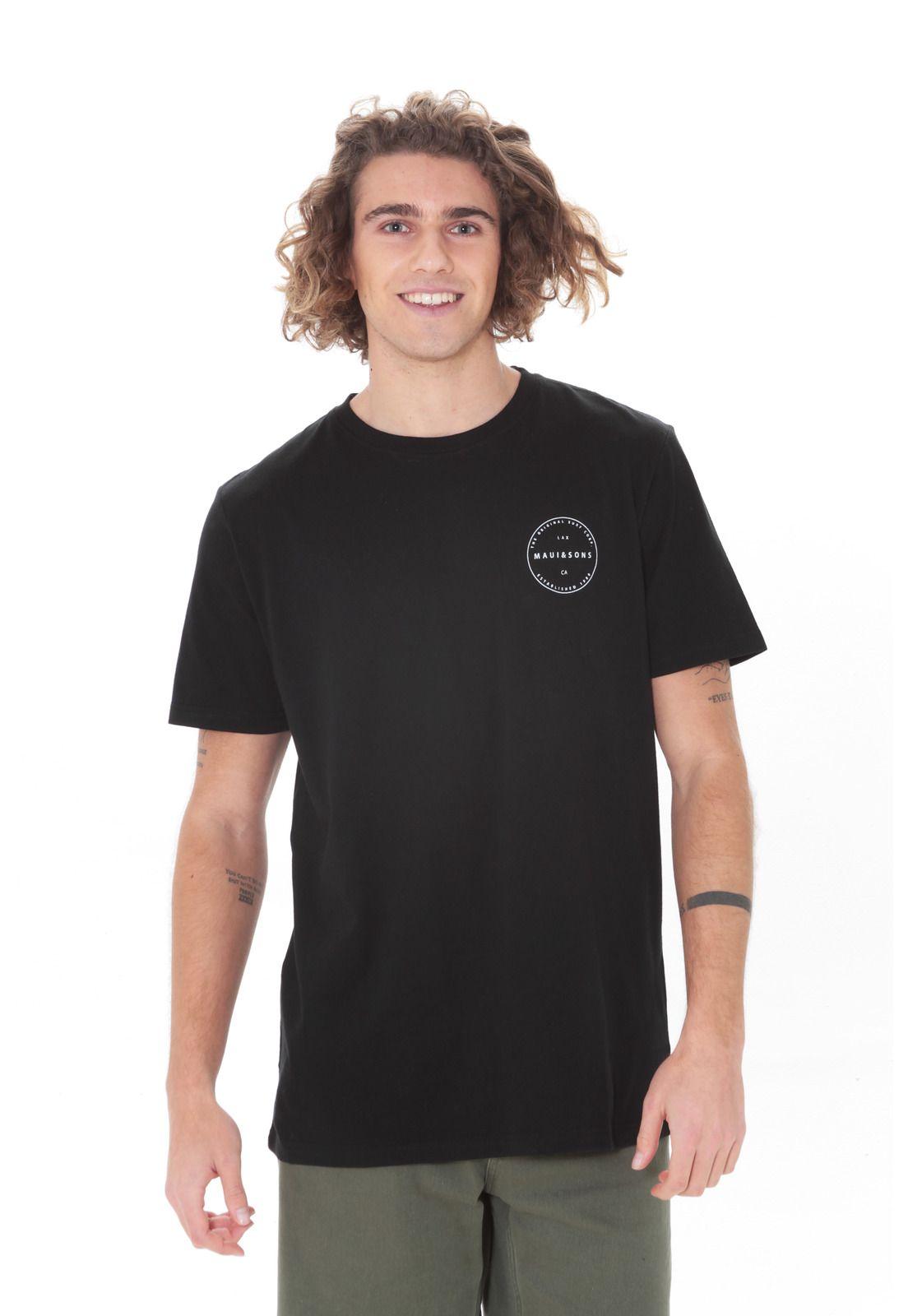 Polera M/C Basica Hombre 5P895-MV21 Negro-0