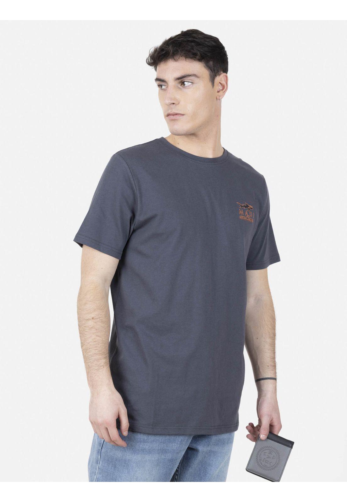 Pack Polera Billetera 5AV1557 Hombre Gris Oscuro Maui and Sons-3