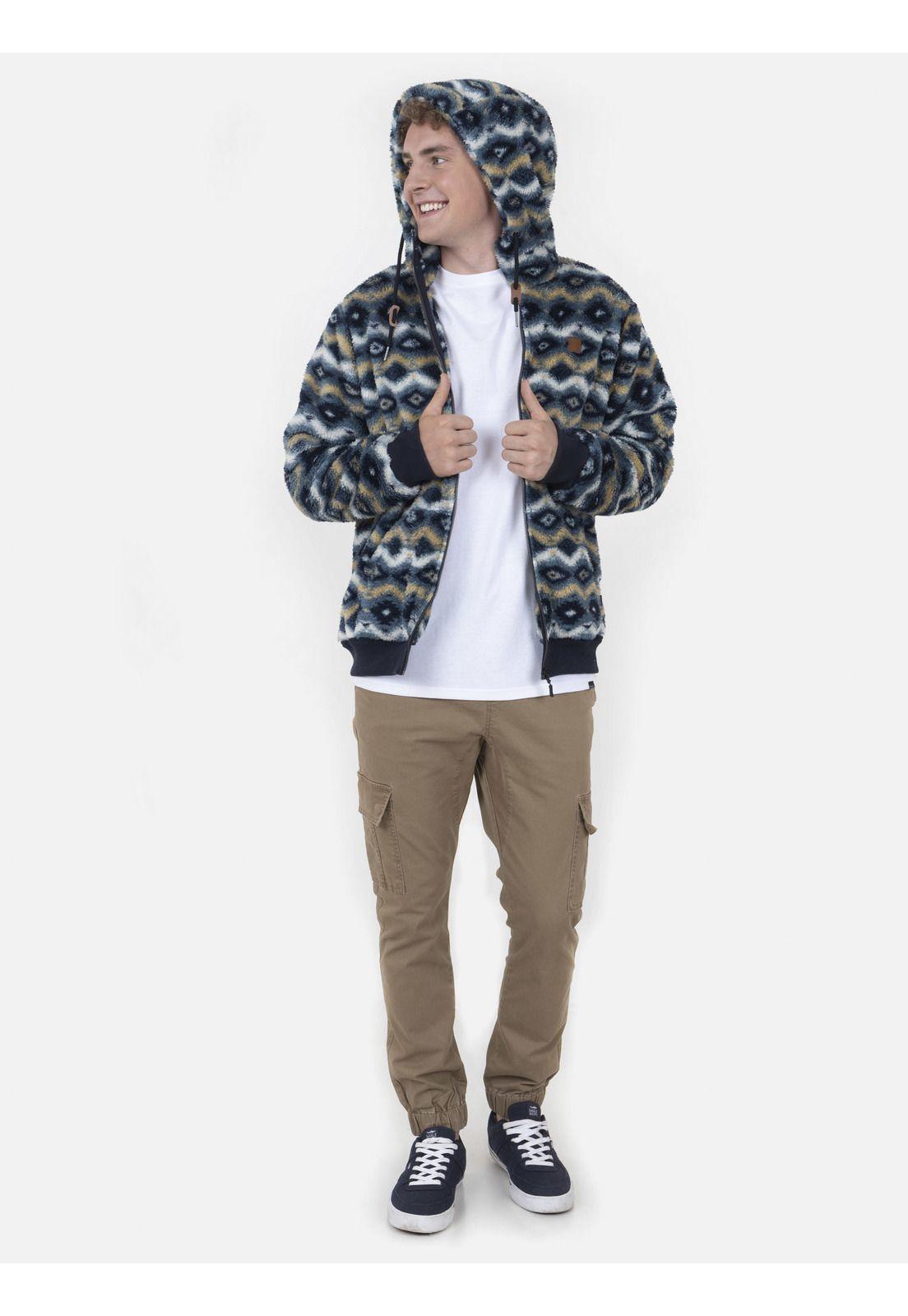 Polera Hombre CENTURY TEXT LS TE Blanco Maui and Sons-3