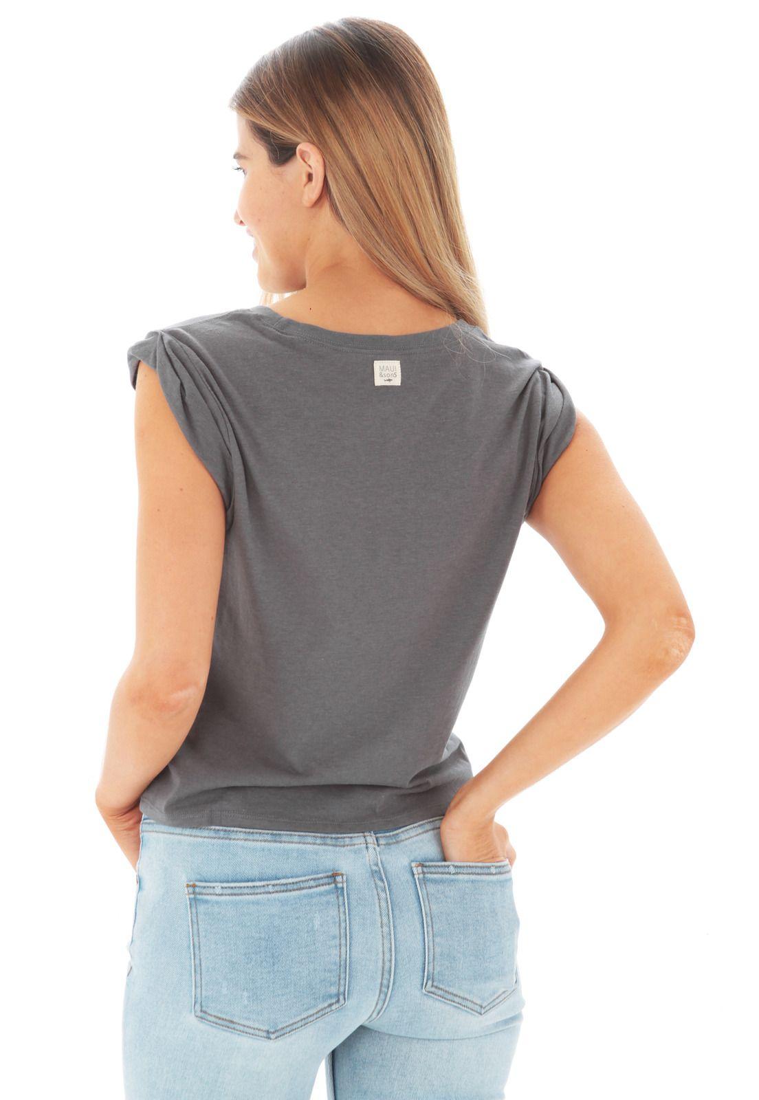 Polera Mujer 5P287-WV21 Gris Maui and Sons-1