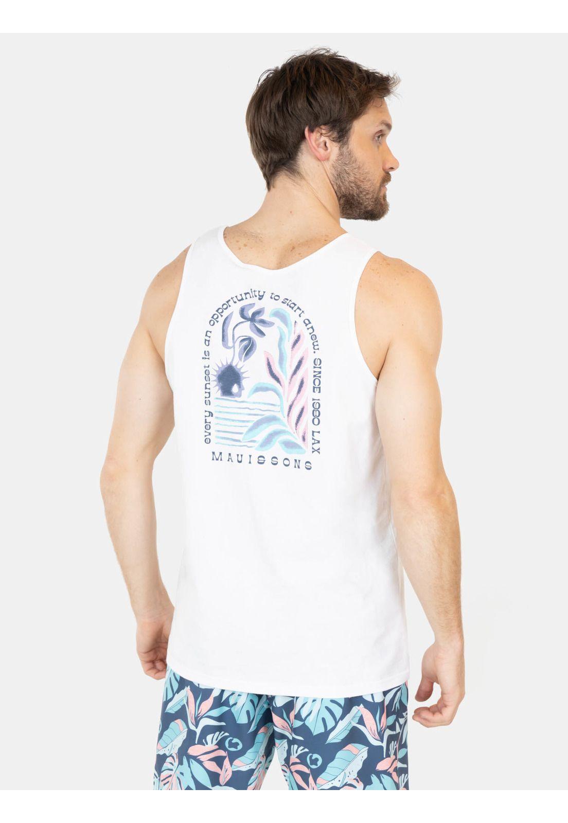 Polera UVP AquaRush Blanco Hombre Maui And Sons-1