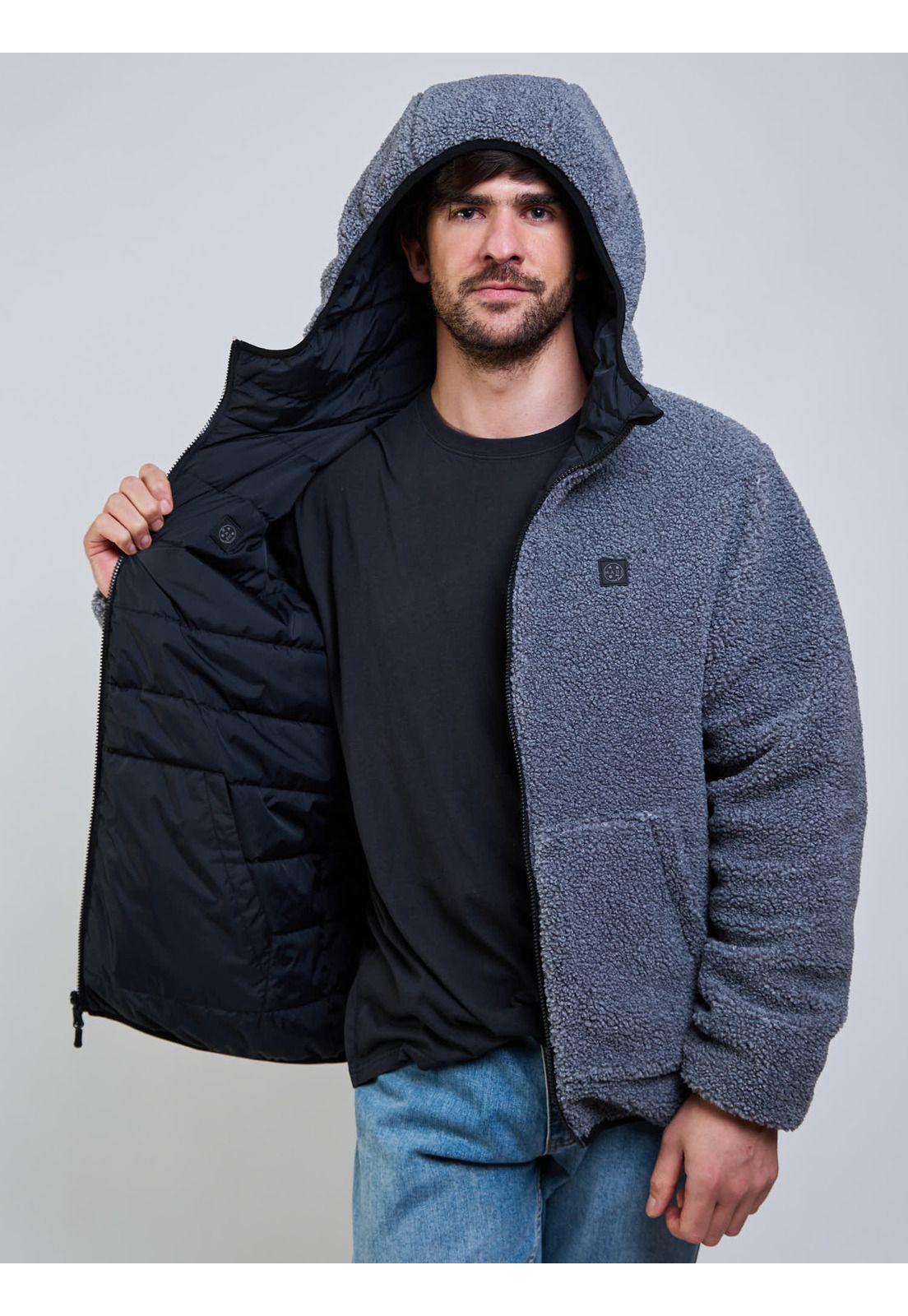 Parka Reversible Flux Negro Hombre Maui And Sons-5