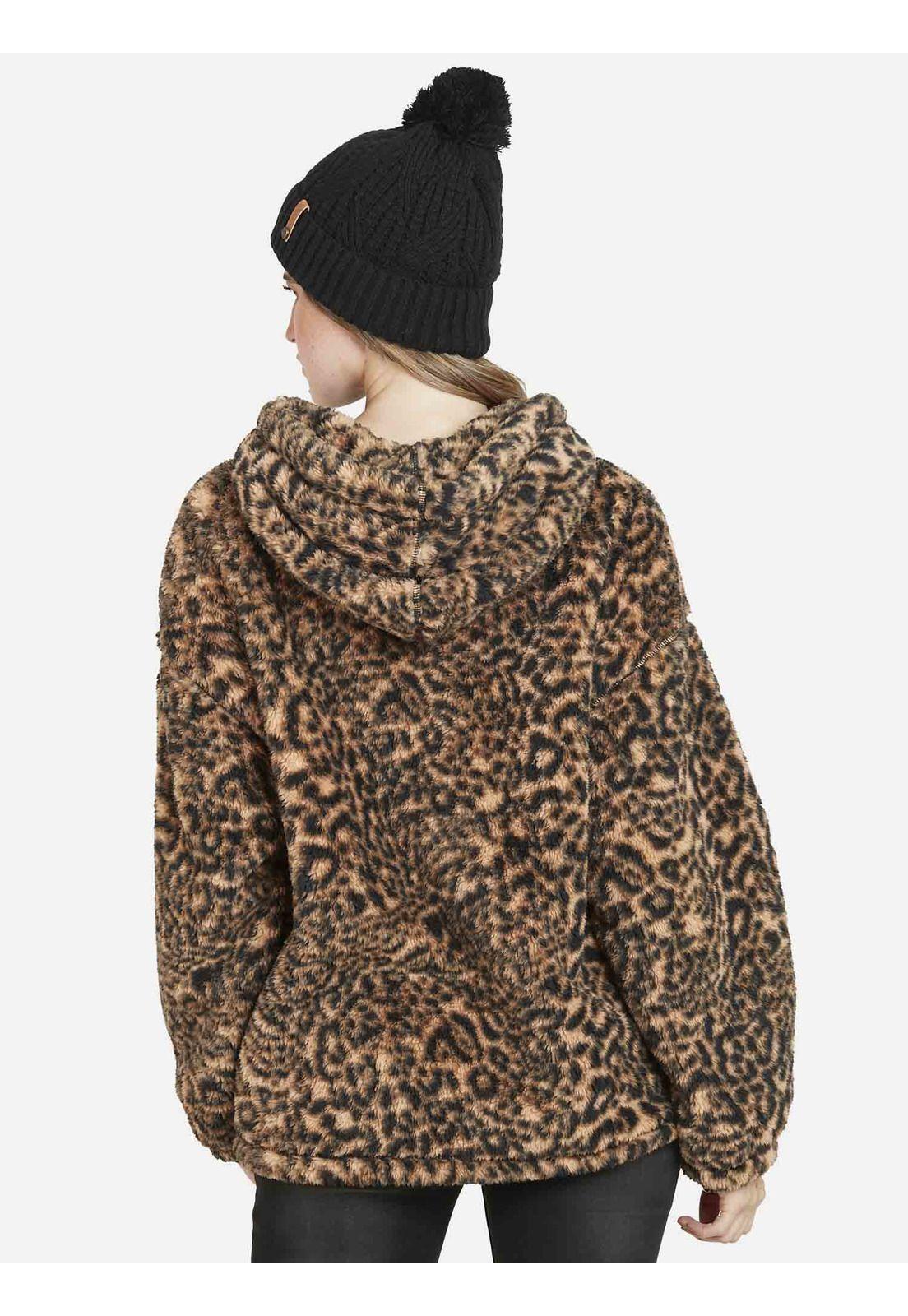 Poleron CHIPORRO LEOPARD Mujer Multicolor Maui and Sons-1