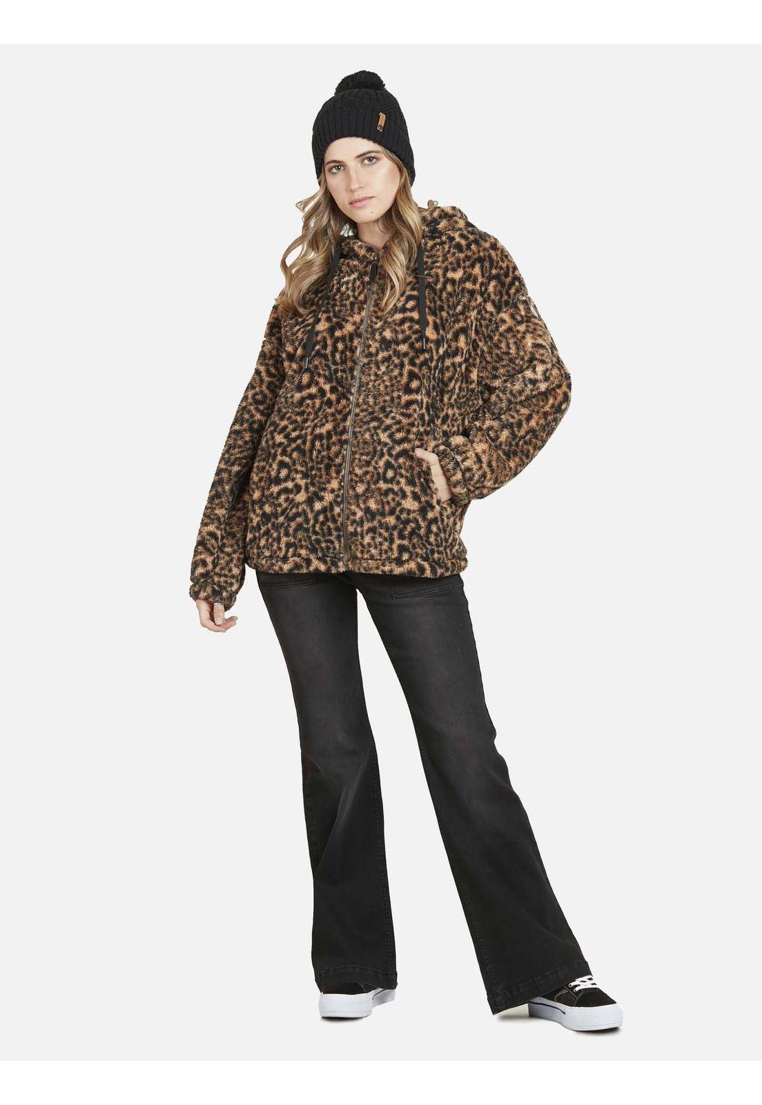 Poleron CHIPORRO LEOPARD Mujer Multicolor Maui and Sons-3