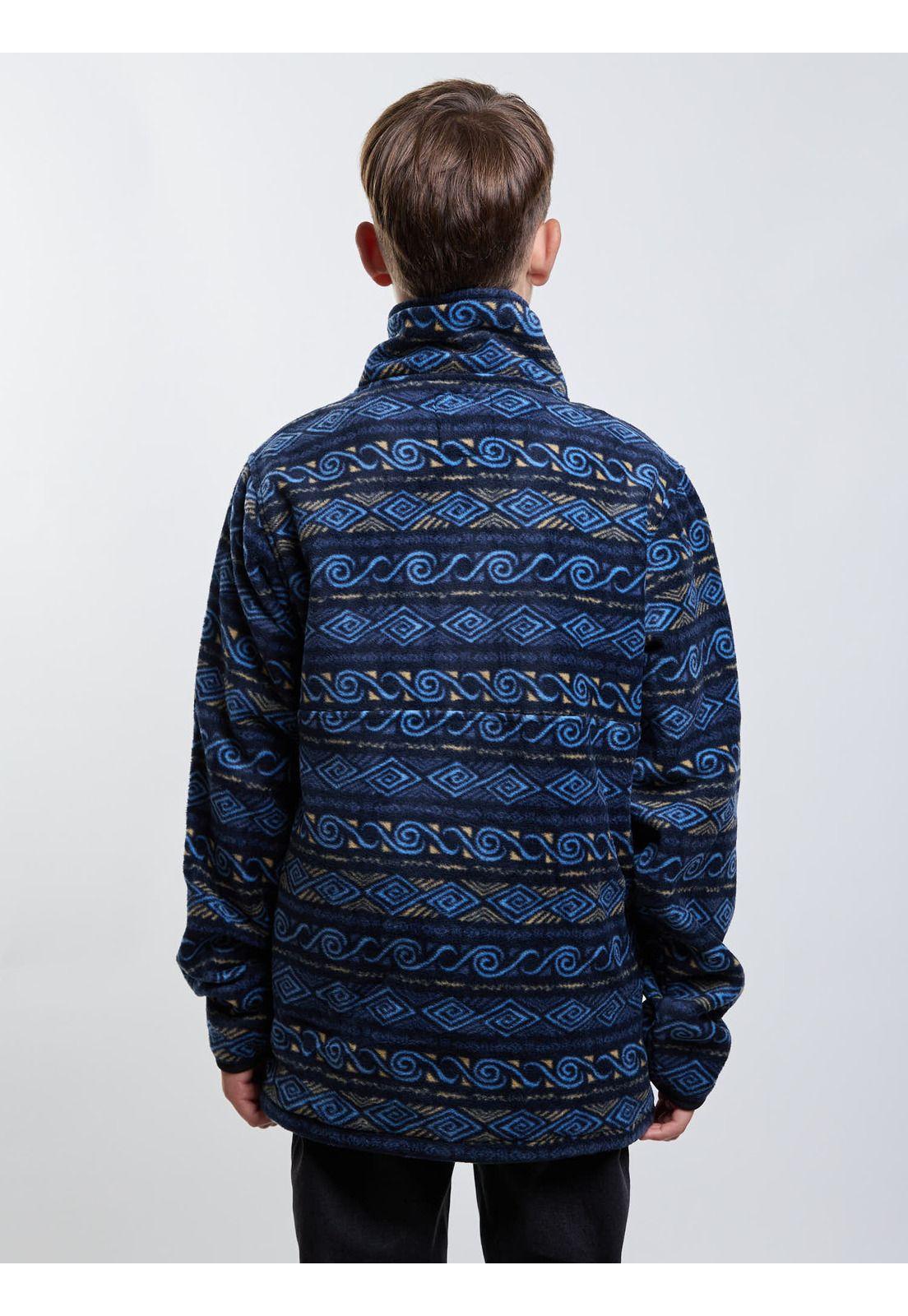 Poleron Micropolar Andean Lake Multicolor Infantil Maui And Sons-1