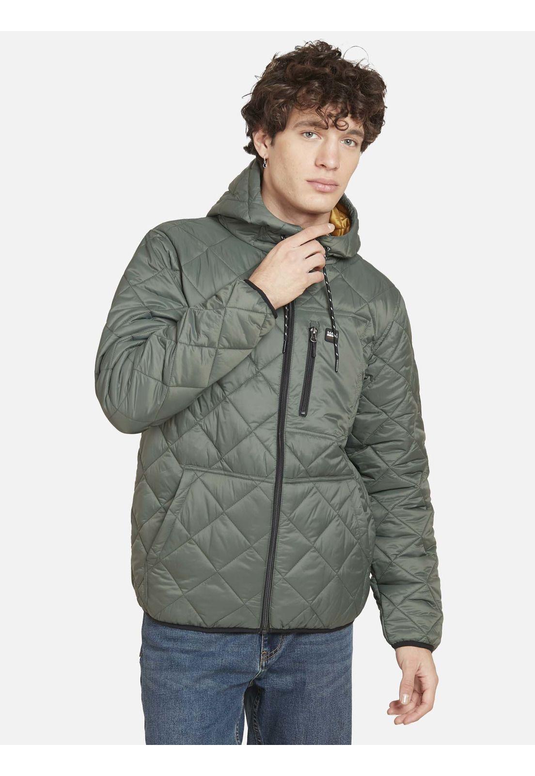 Parka DIAMOND QUILTED Hombre Verde Maui and Sons-0