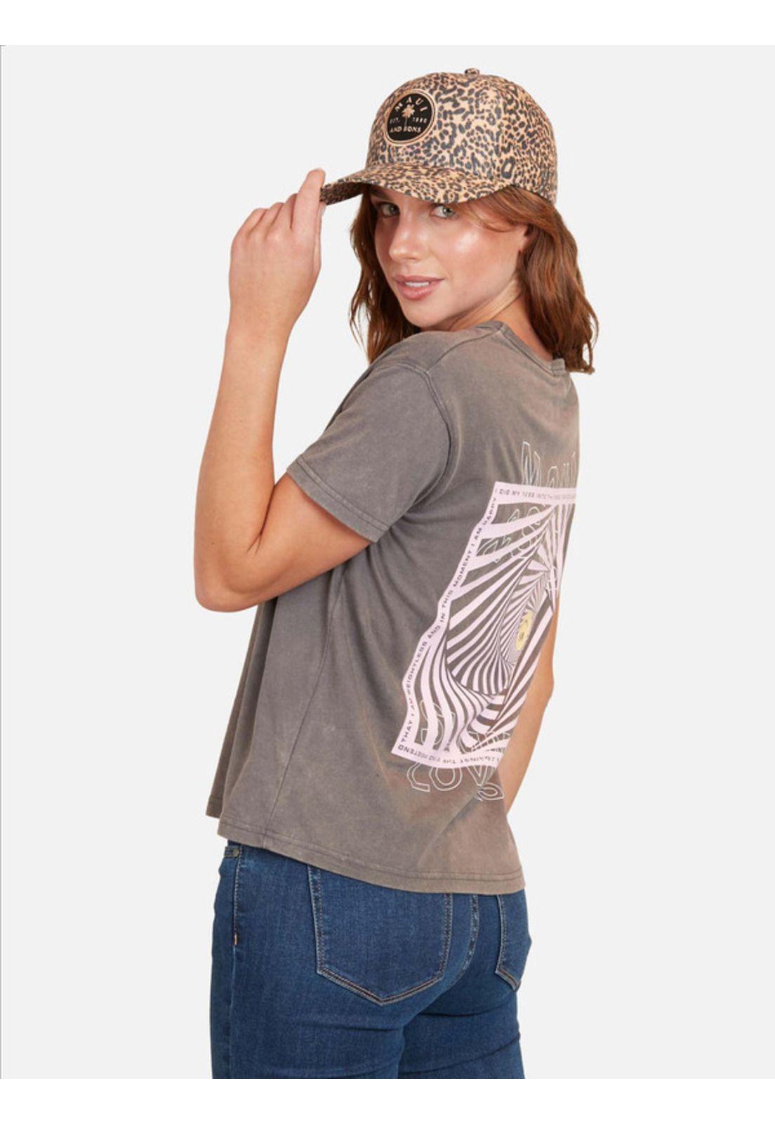 Polera Psichodelic Ile Mujer Gris Maui And Sons-1