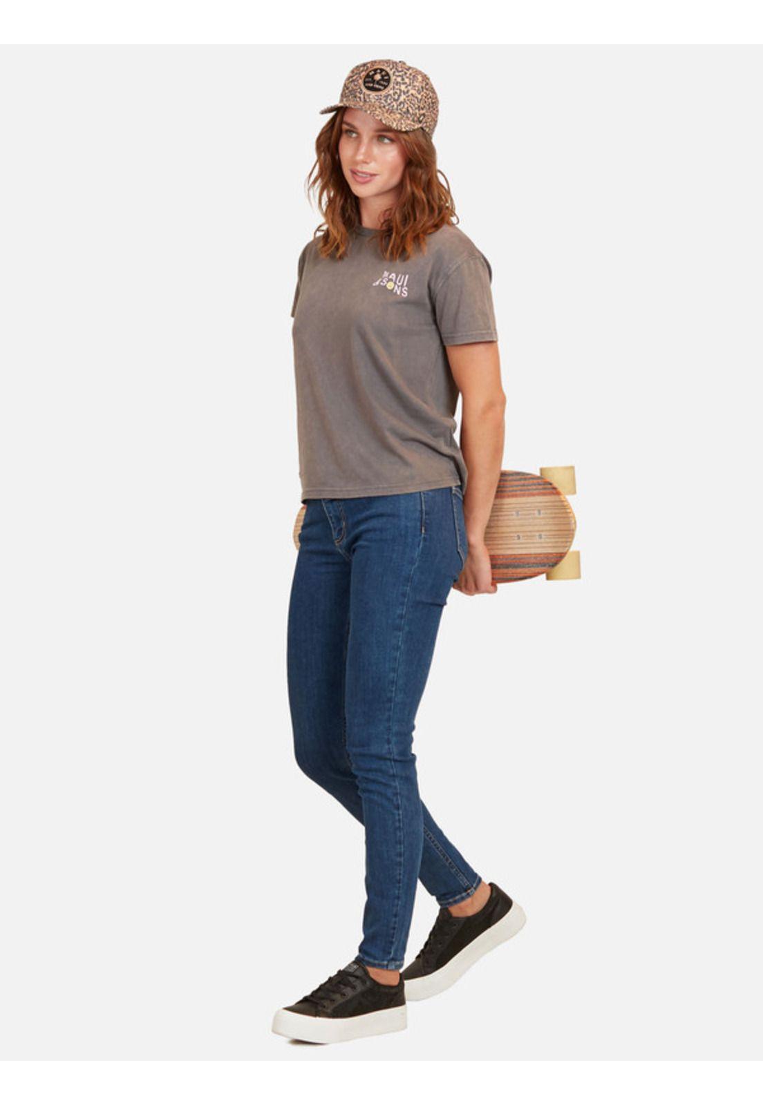 Polera Psichodelic Ile Mujer Gris Maui And Sons-3