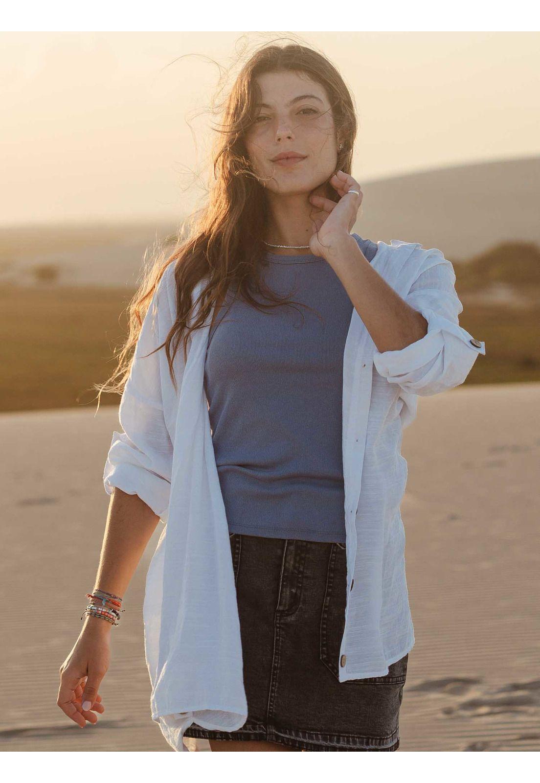 Blusa Pumix Blanco Mujer Maui And Sons-0