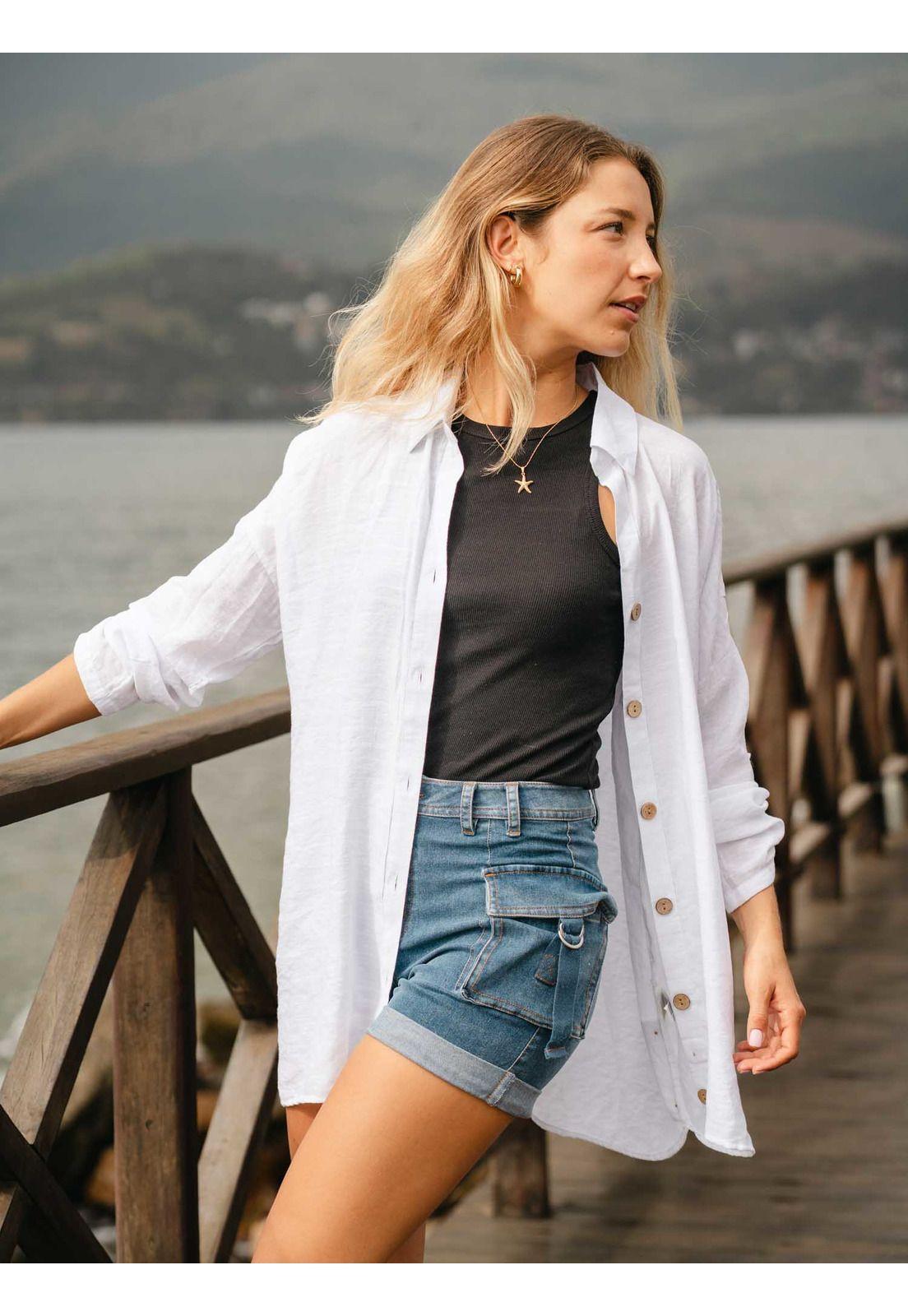 Blusa Pumix Blanco Mujer Maui And Sons-1