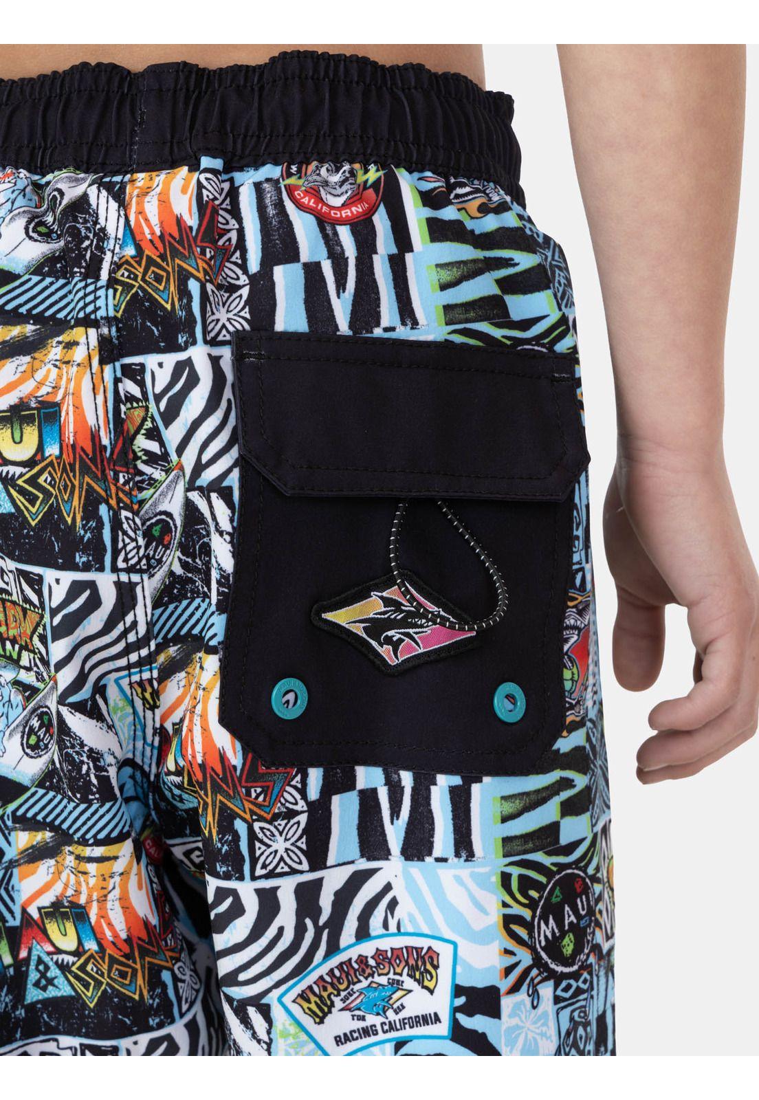 Traje de baño Lumessa Multicolor Infantil Maui And Sons-2