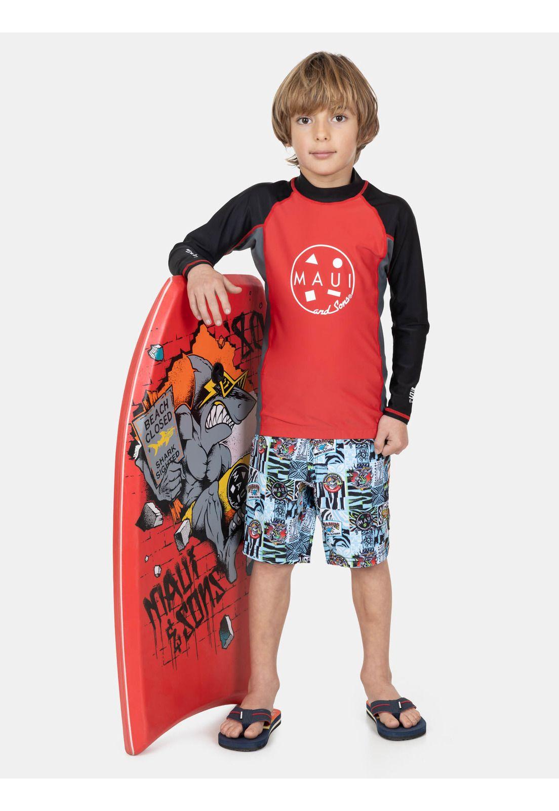 Traje de baño Lumessa Multicolor Infantil Maui And Sons-3