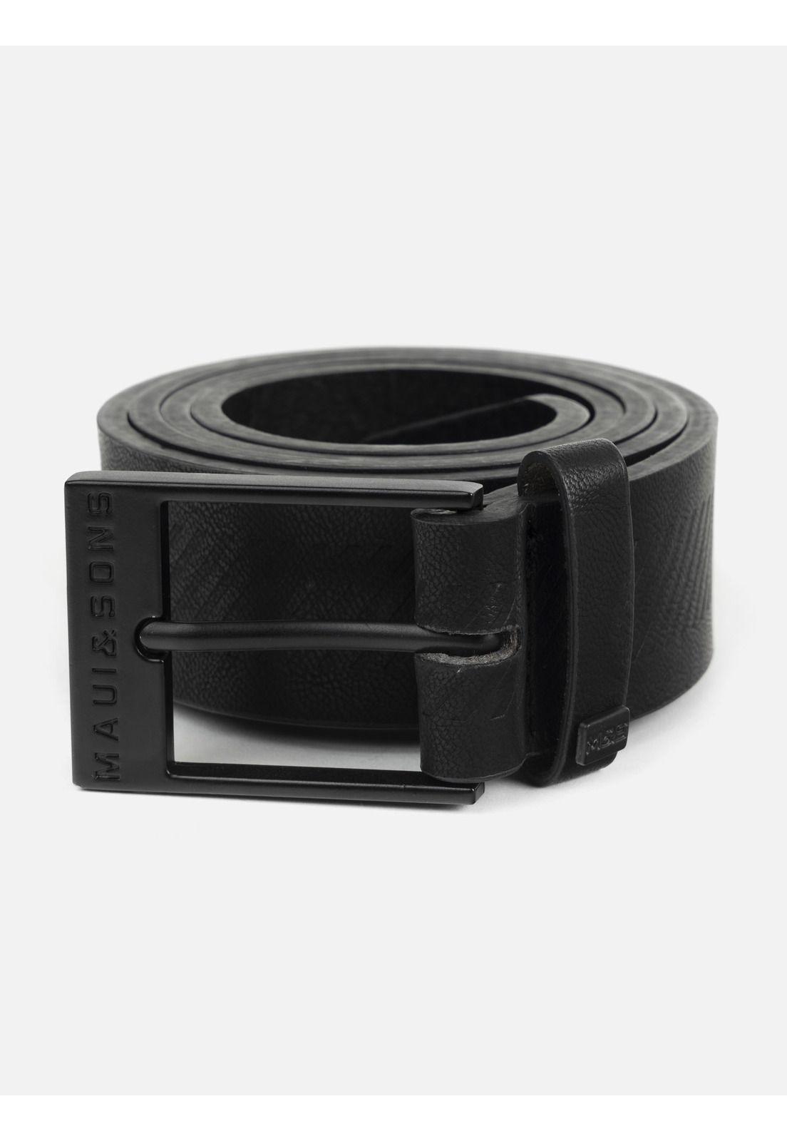 Cinturon 5AV136 Hombre Negro Maui and Sons-0
