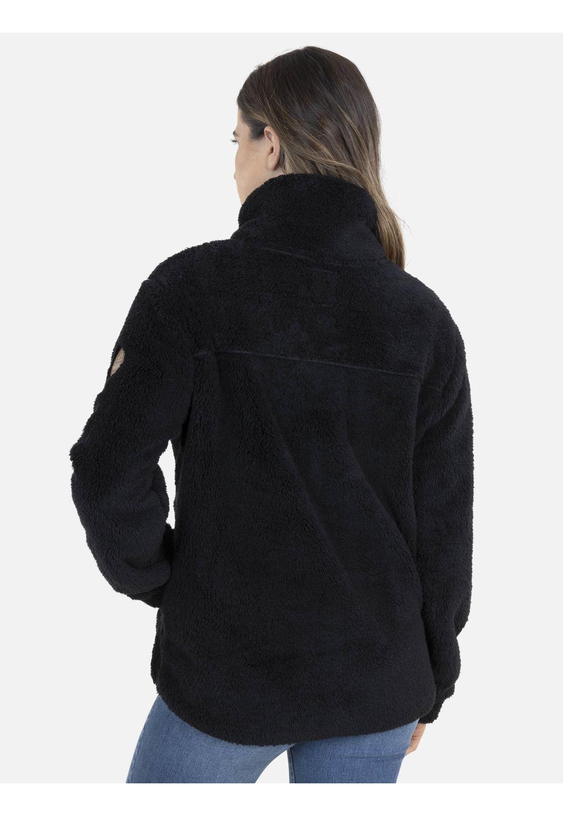 Poleron PATCHPARDUS Mujer Negro Maui and Sons-1