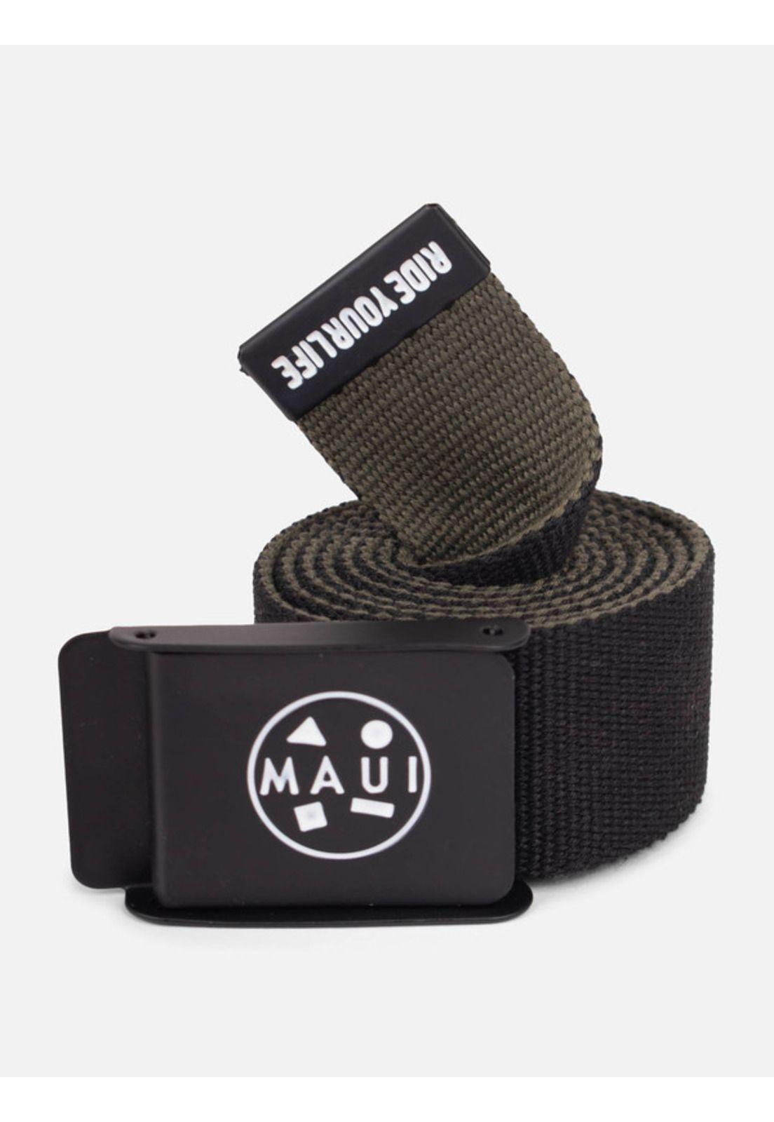 Cinturon Seraphic  Negro Hombre Maui and sons-0