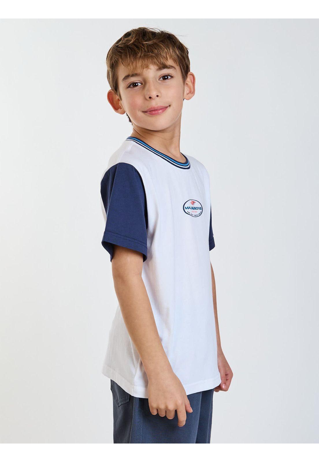 Polera MC Mana Blanco Infantil Maui and Sons-2