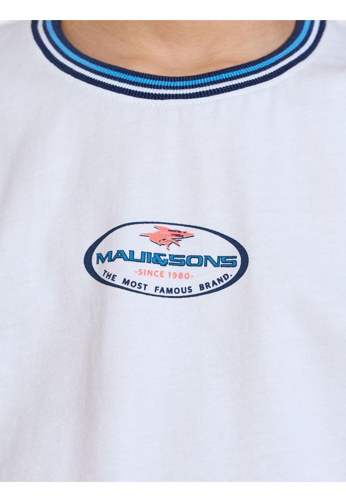 Polera MC Mana Blanco Infantil Maui and Sons-5