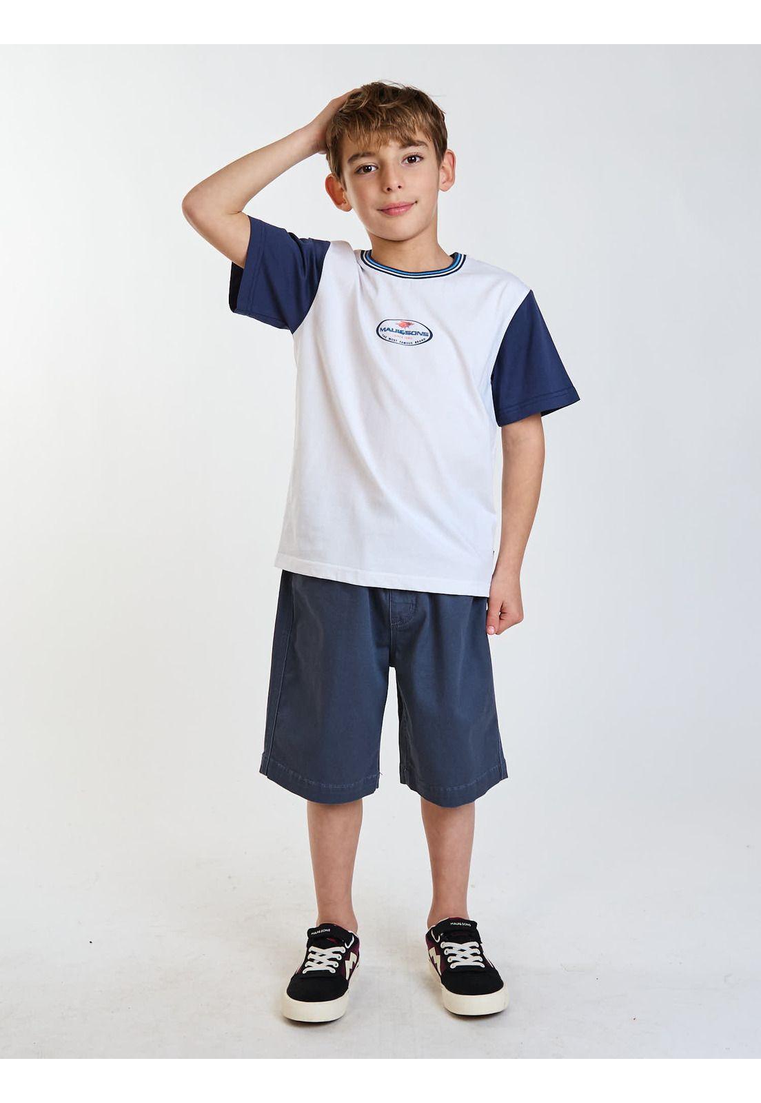 Polera MC Mana Blanco Infantil Maui and Sons-6