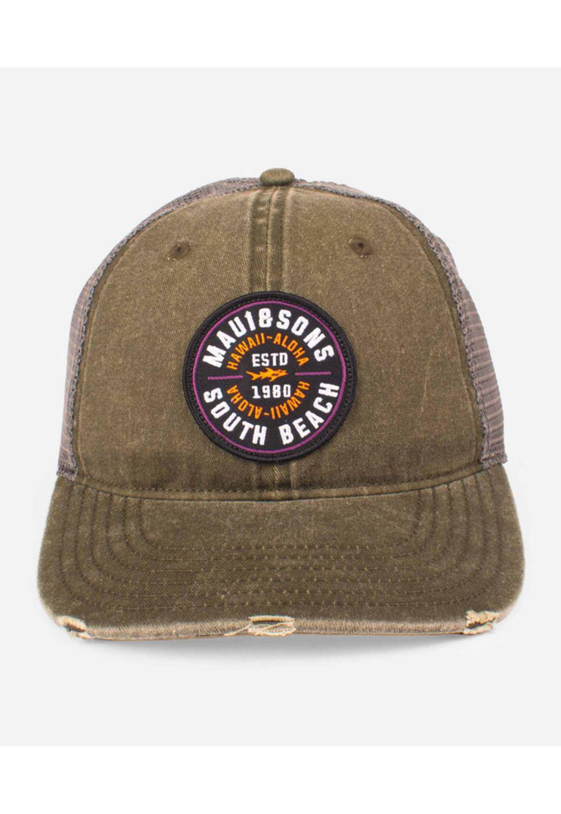 Jockey South Beach Acid Trucker Verde Hombre Maui and sons-2