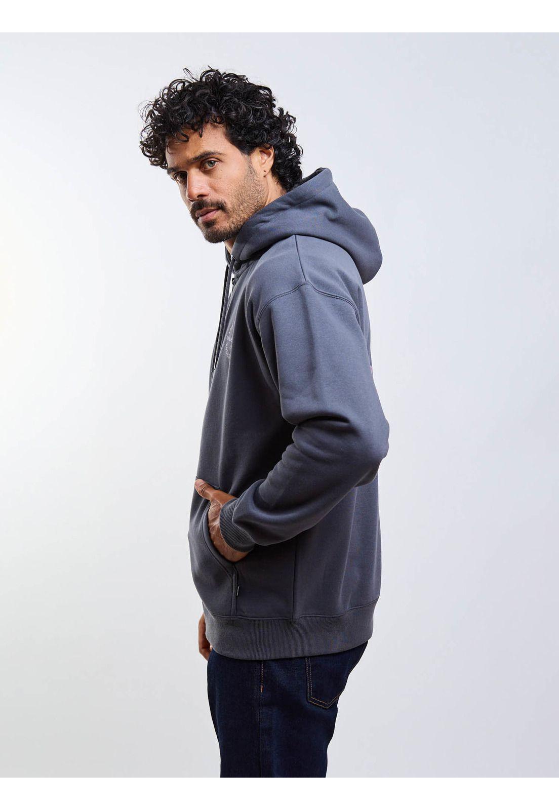 Poleron FZ Waveon Gris Hombre Maui And Sons-5