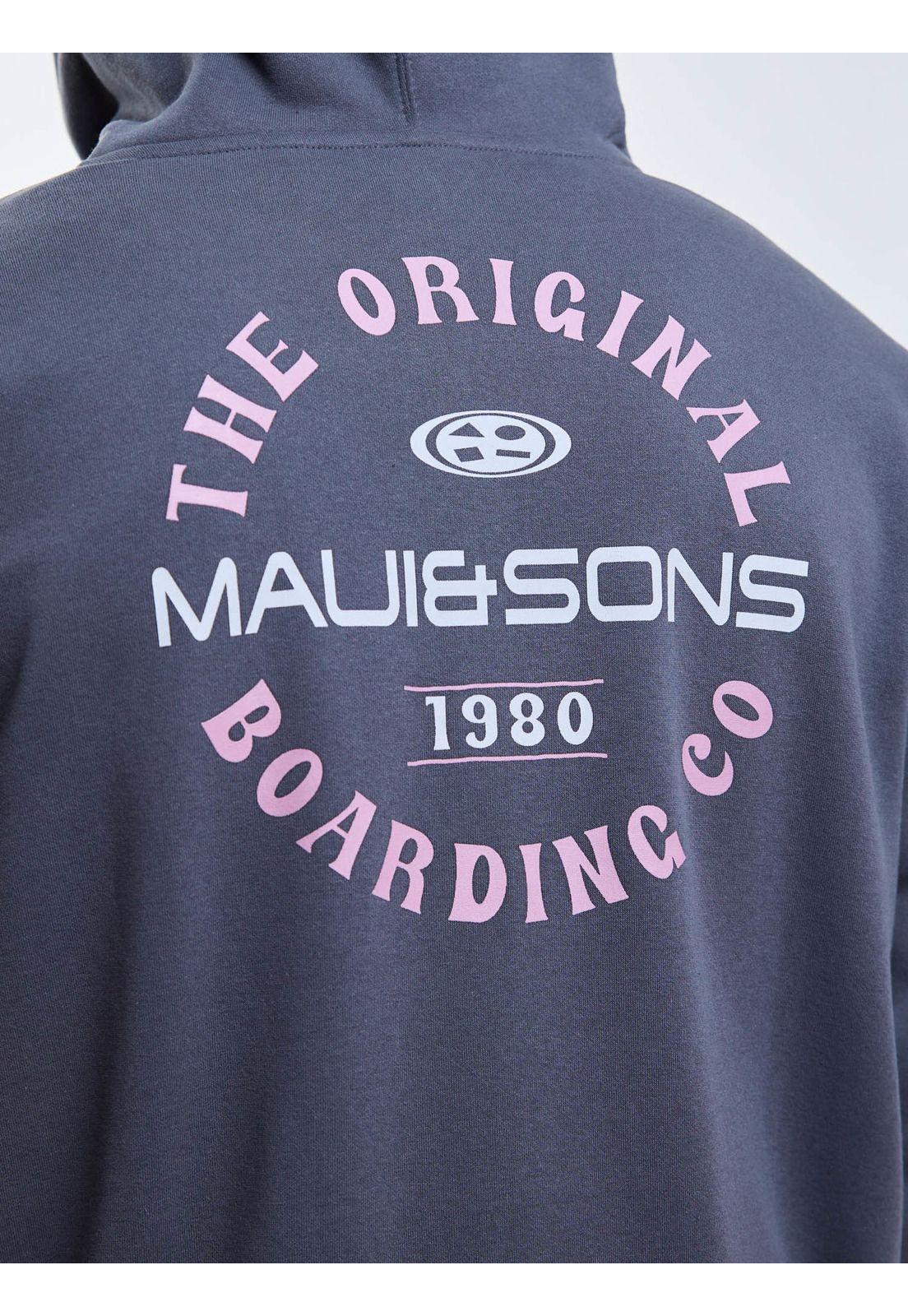 Poleron FZ Waveon Gris Hombre Maui And Sons-6