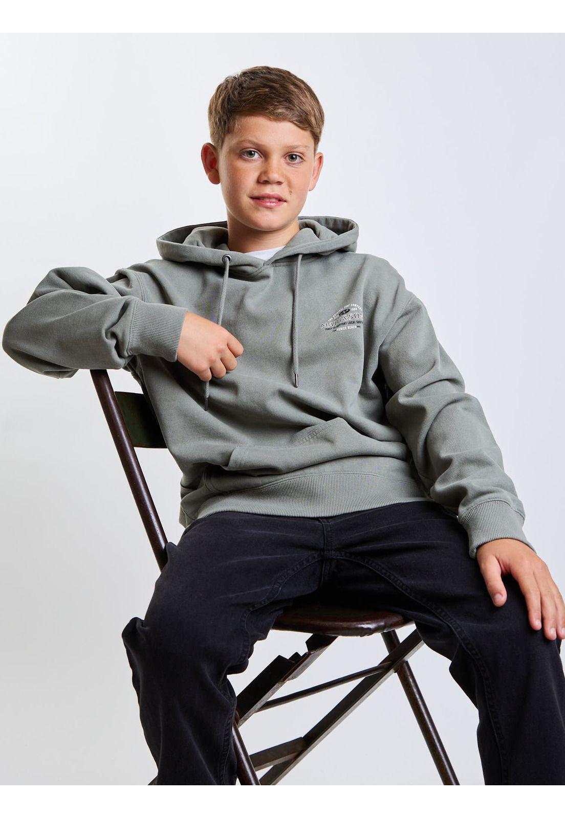 Poleron Canguro Lagoon Verde Infantil Maui And Sons-6