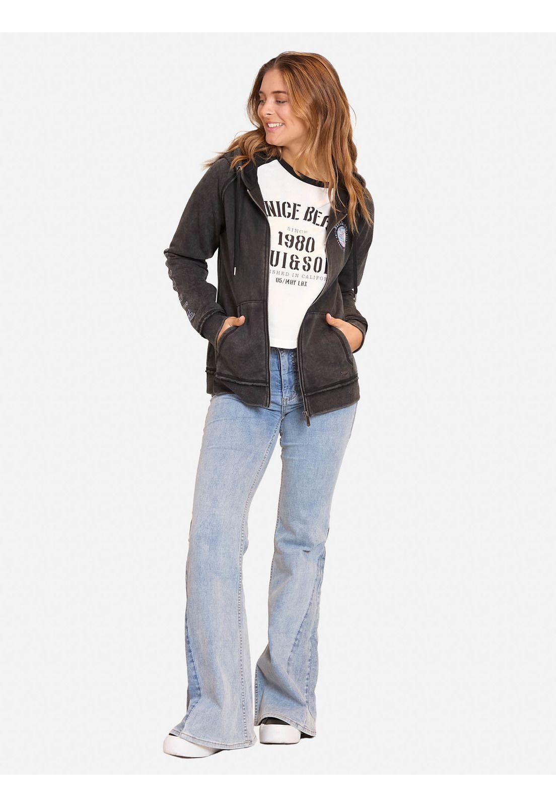 Poleron FZ Celestial Negro Mujer Maui and Sons-2