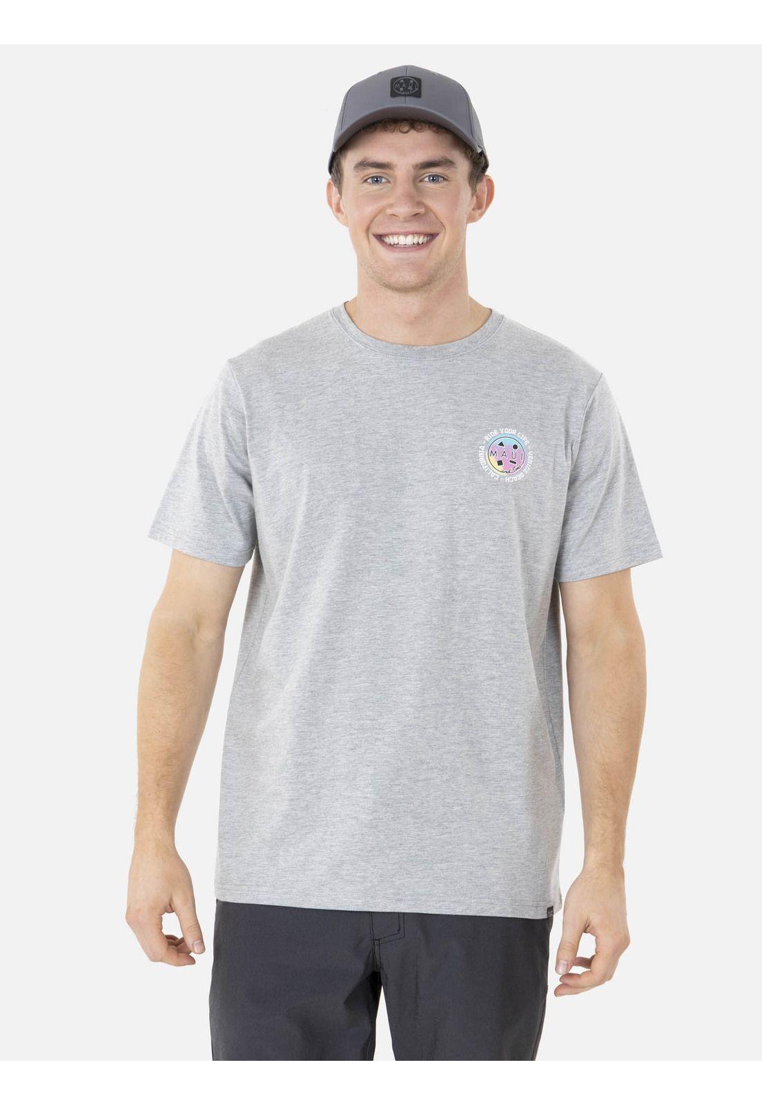 Polera SUNSET CALIFORNIA Hombre Gris Maui and Sons-0