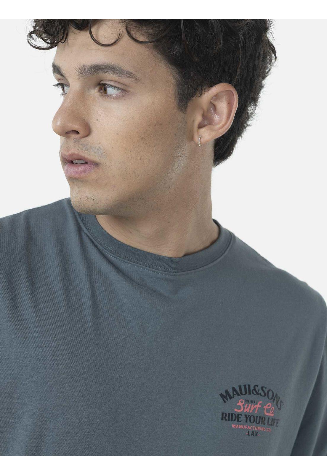 Polera Hombre W. CENTURY RYL LS TEE Gris Maui and Sons-2