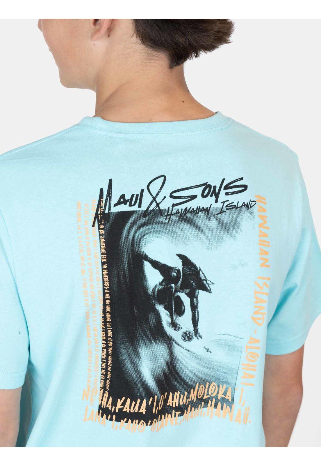 Polera MC SolRise Celeste Infantil Maui And Sons-2