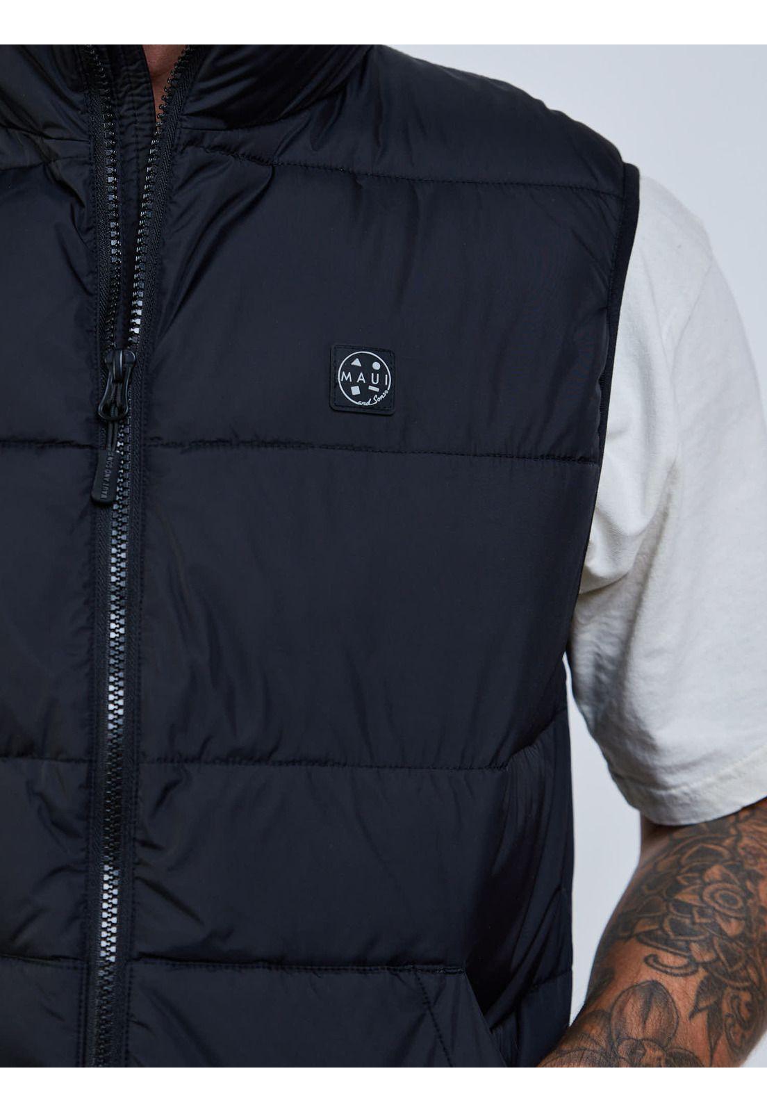 Parka Myth Negro Hombre Maui And Sons-4