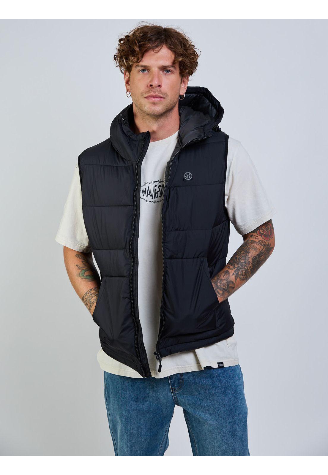 Parka Myth Negro Hombre Maui And Sons-7